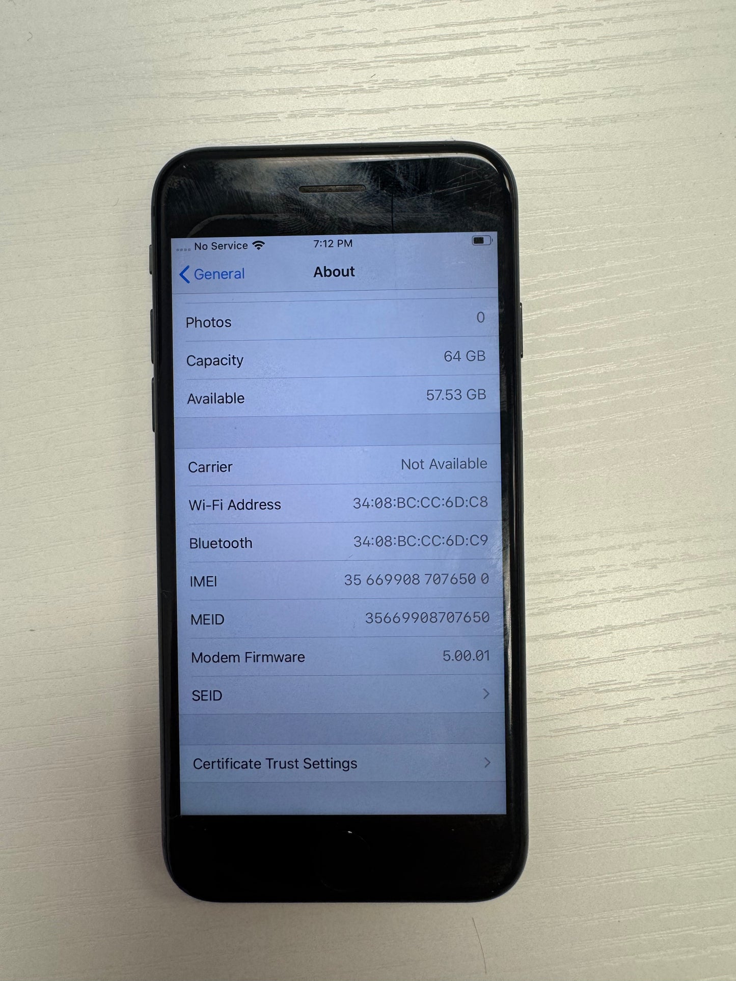 Apple iPhone 8 64GB Black - Unlocked - Used