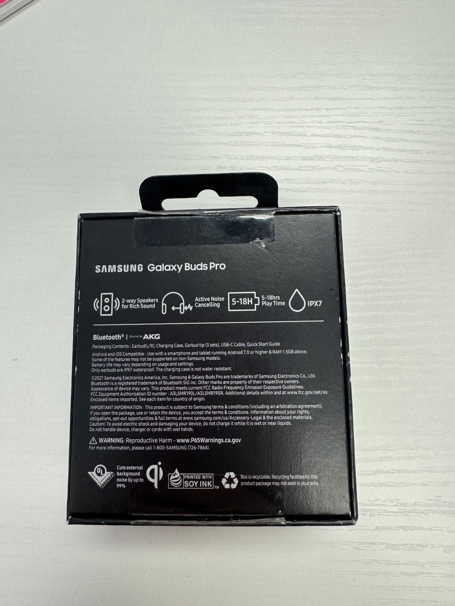Samsung Galaxy Buds Pro (SM-R190) Black Headphones - New Open Box