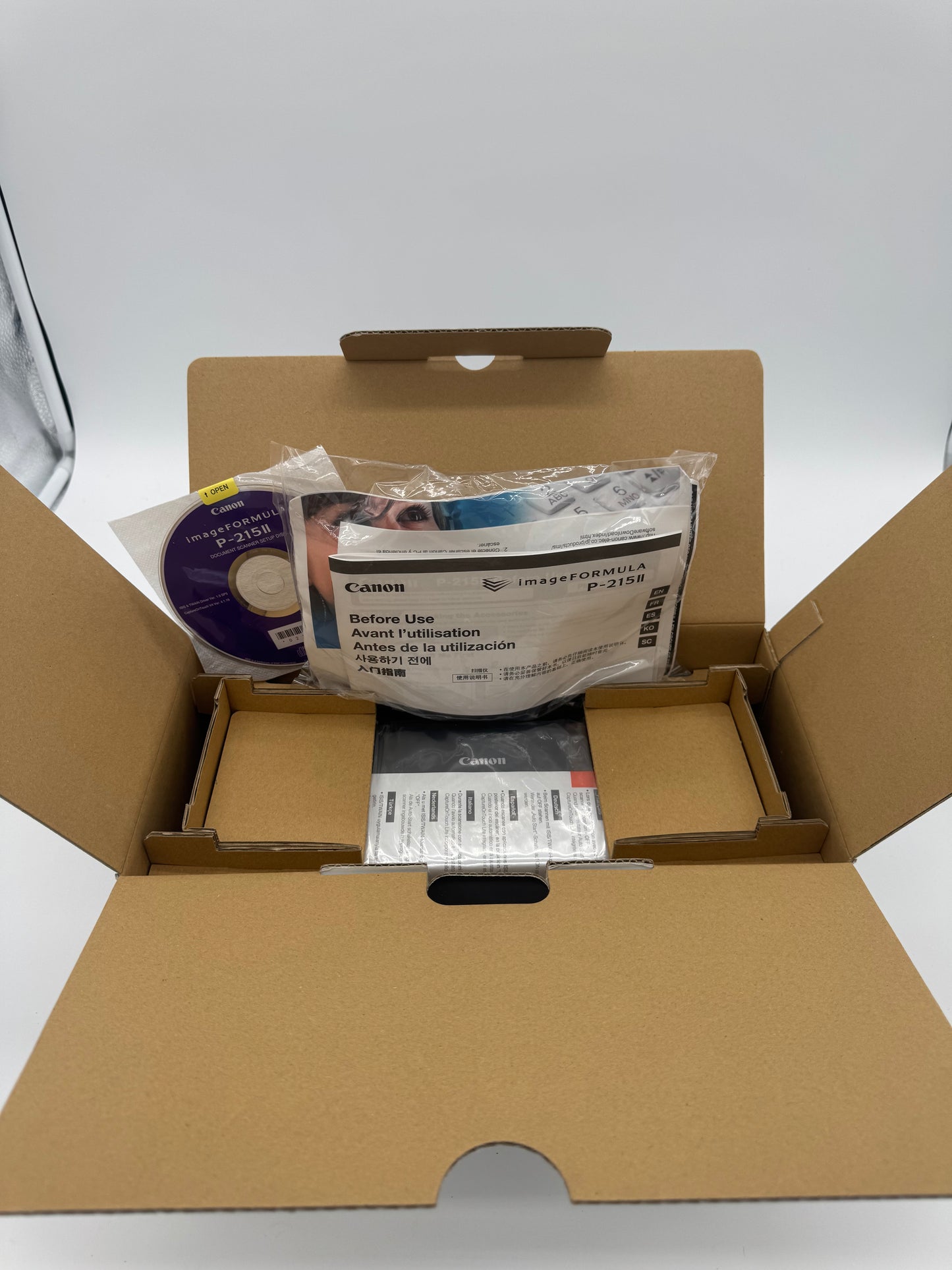 Canon P-215 II Black Portable Document Scanner - New In Box