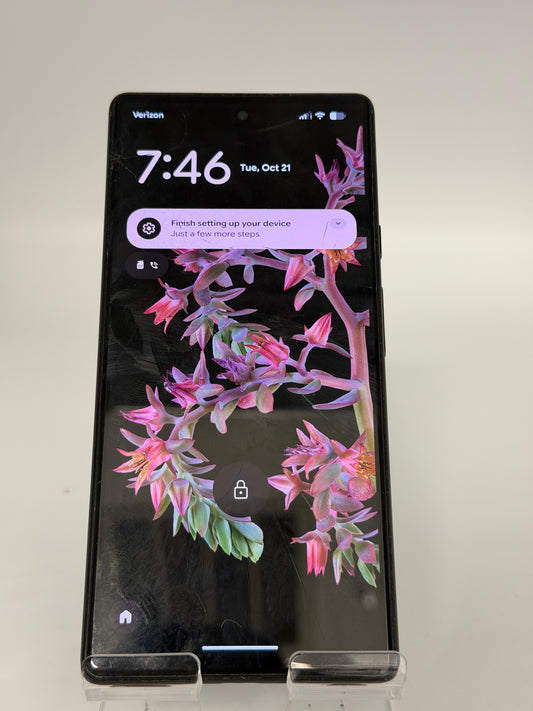 Google Pixel 6 - 128GB - Stormy Black (Verizon) - (Broken Screen)