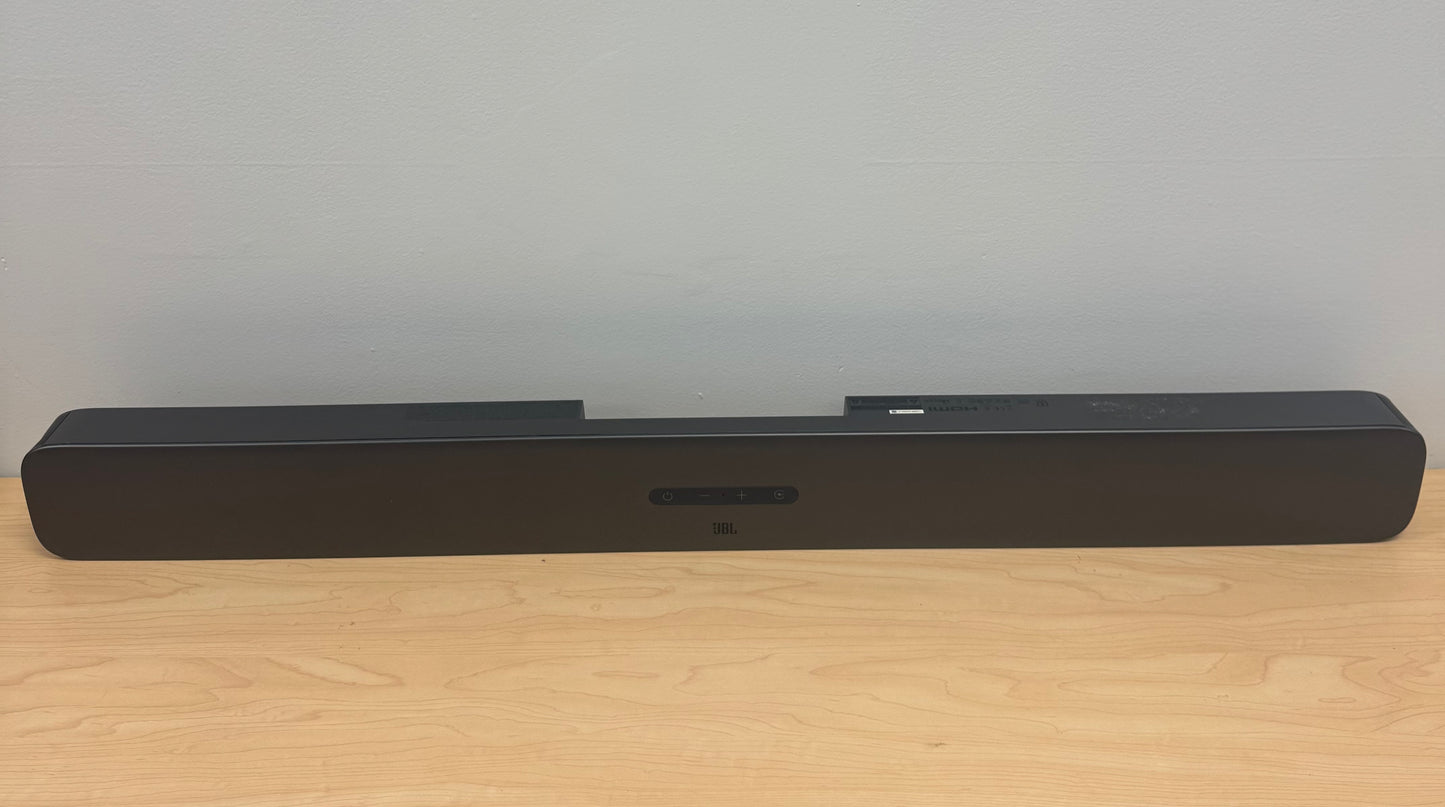 JBL 5.1 SOUNDBAR with Wireless Subwoofer Space Gray Used Cables Included.