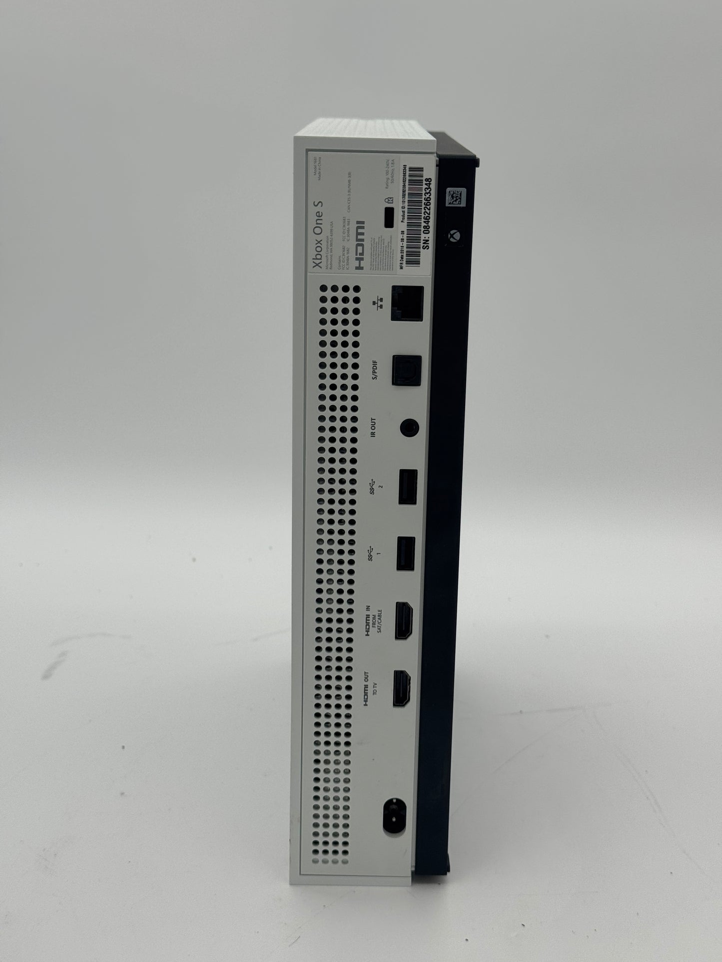 Microsoft Xbox One S 2016 (Model: 1681) - 500GB White Video Game System