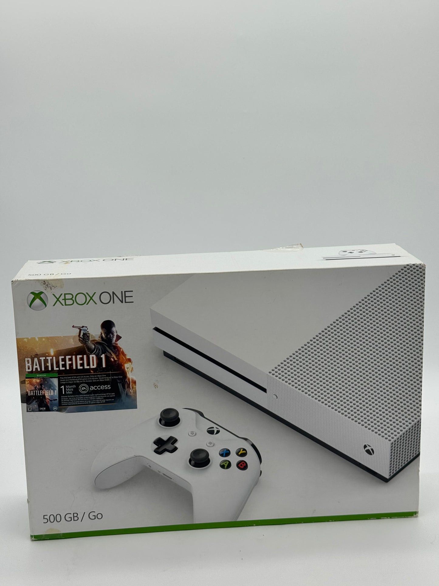 Microsoft Xbox One S 2016 (Model: 1681) - 500GB White Video Game System