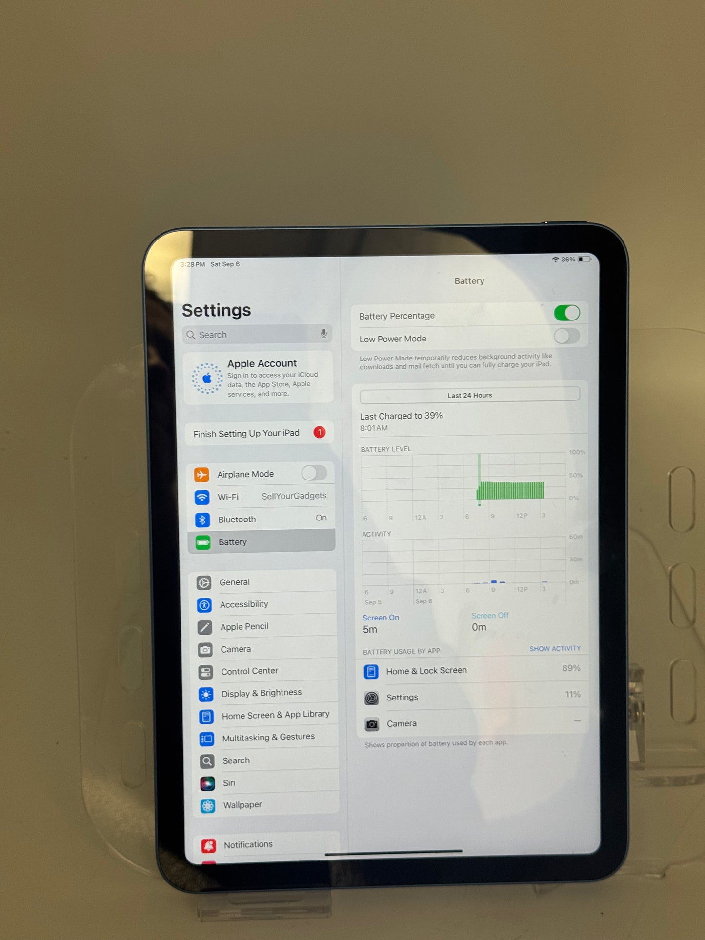 Apple iPad (10th Gen) A2696 64GB WiFi Unlocked Blue Tablet - Used - A