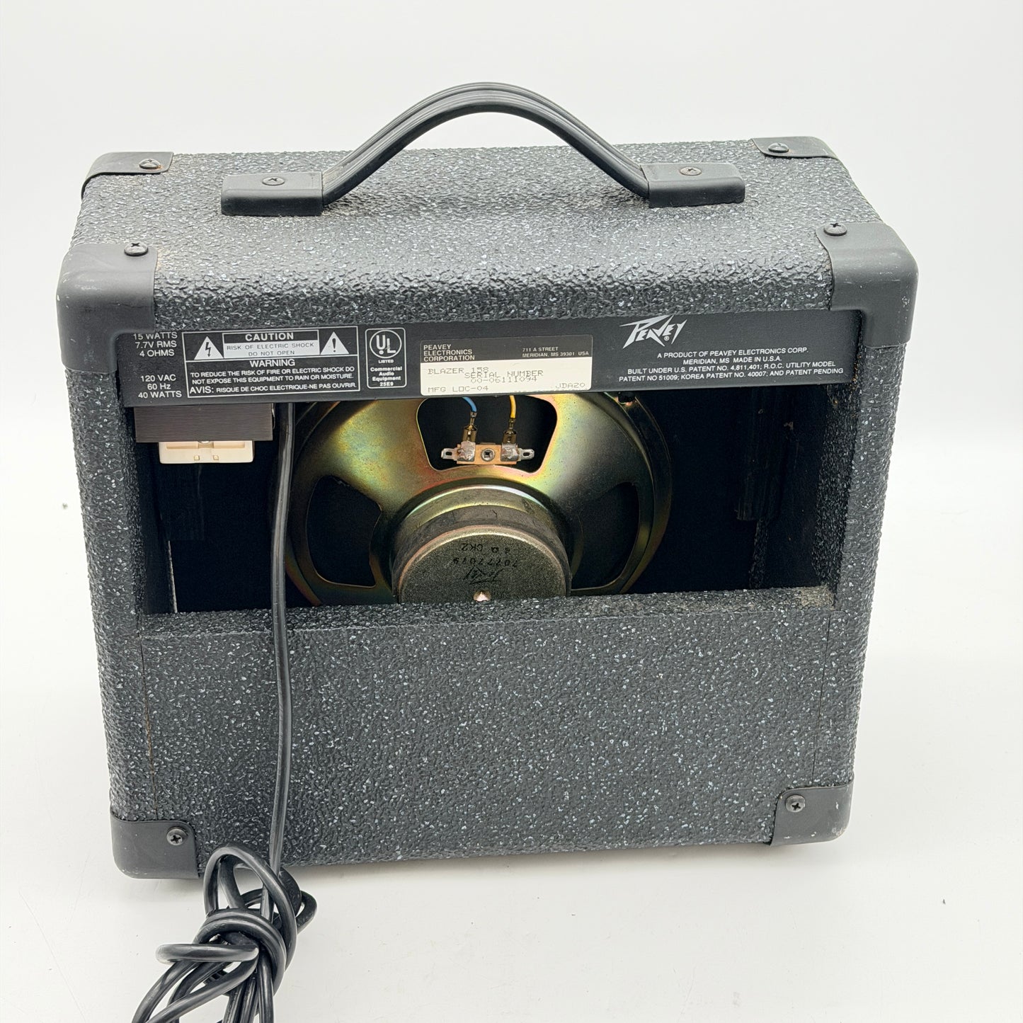 Peavey Blazer 158 TransTube 15W Guitar Practice Amp 2-Channel Combo Tested