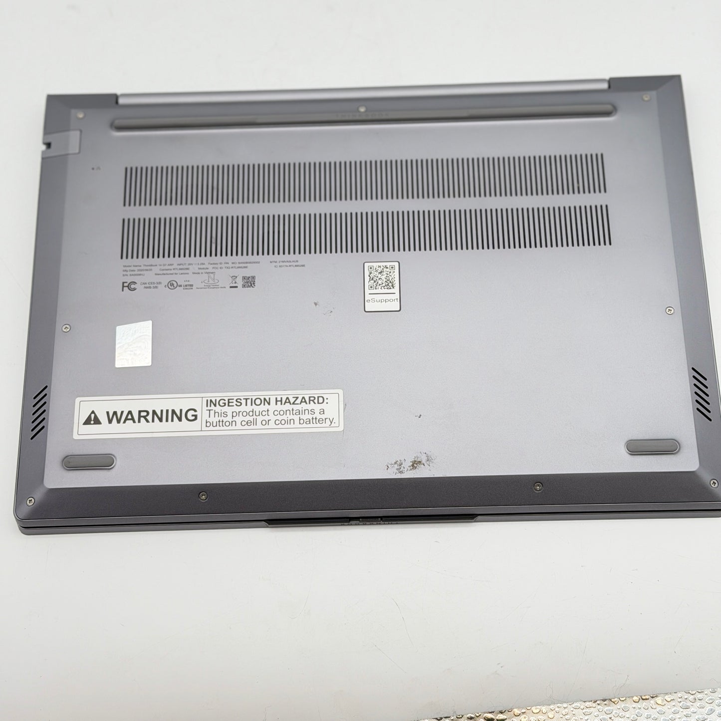Lenovo ThinkBook 14 G7 ARP 14" WUXGA AMD Ryzen 5 7535HS 16GB RAM 256GB SSD Win 11 Gray Used - A