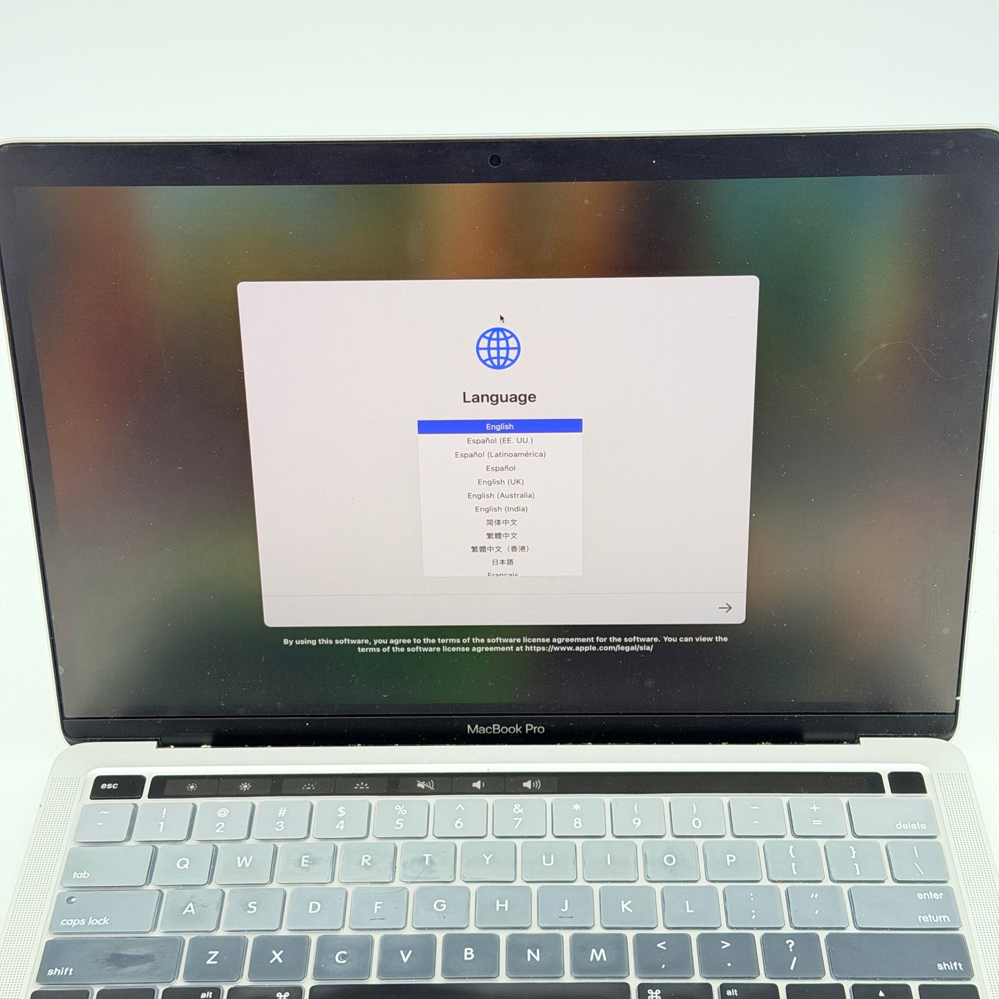 Apple MacBook Pro 13" M1 2020 Space Gray 8GB RAM 256GB SSD A2338 Touch Bar