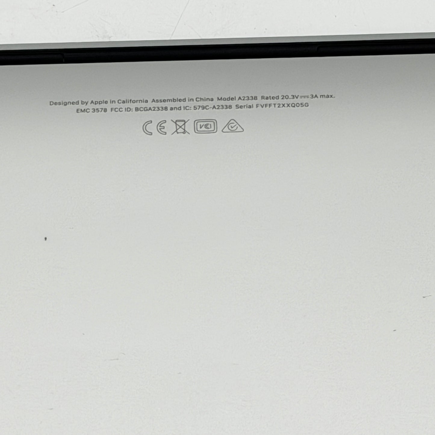 Apple MacBook Pro 13" M1 2020 Space Gray 8GB RAM 256GB SSD A2338 Touch Bar