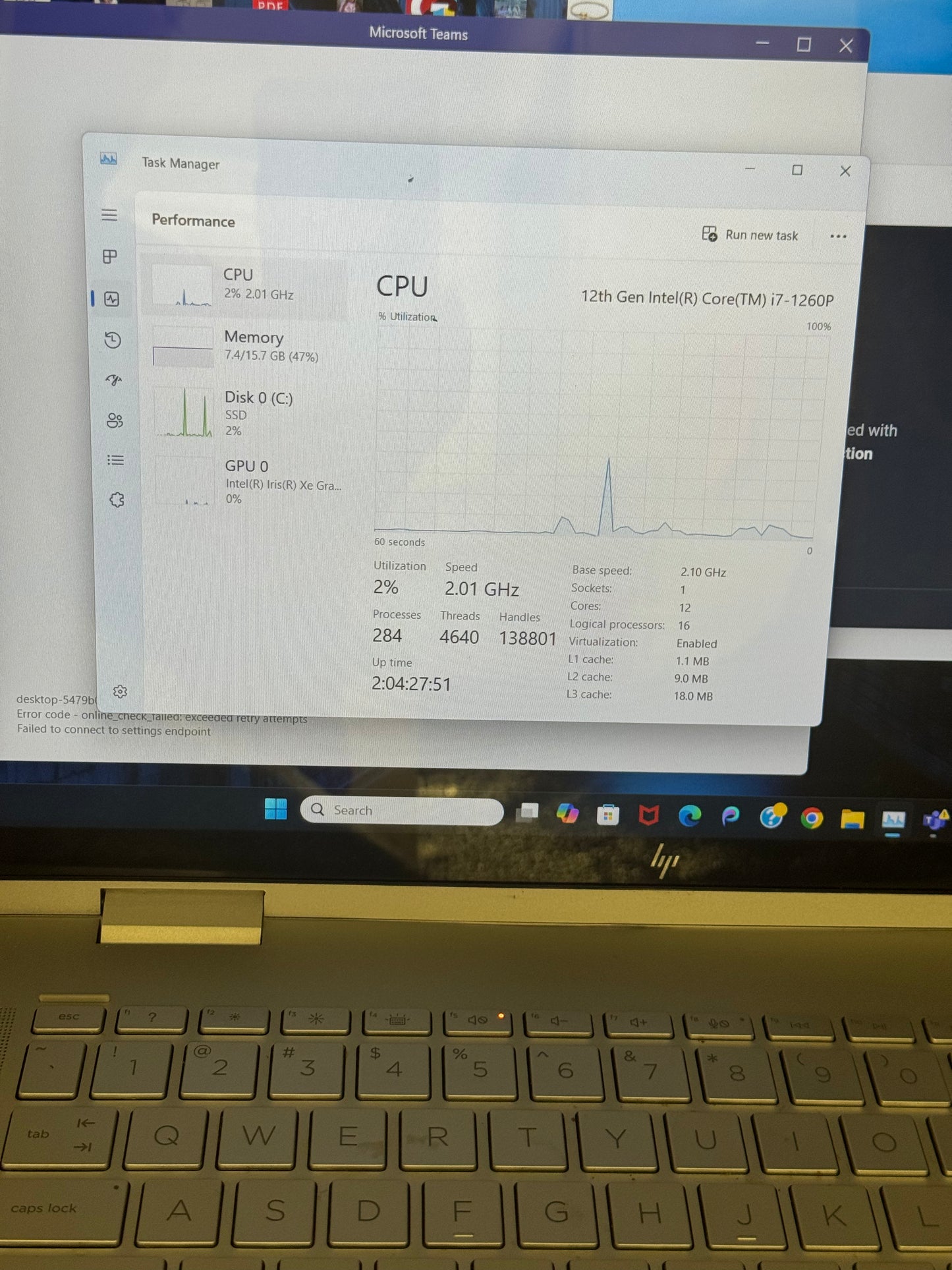 HP Envy x360 15-es2xxx Core i7 16GB 1TB 15-Inch Gray Laptop NO CHARGER