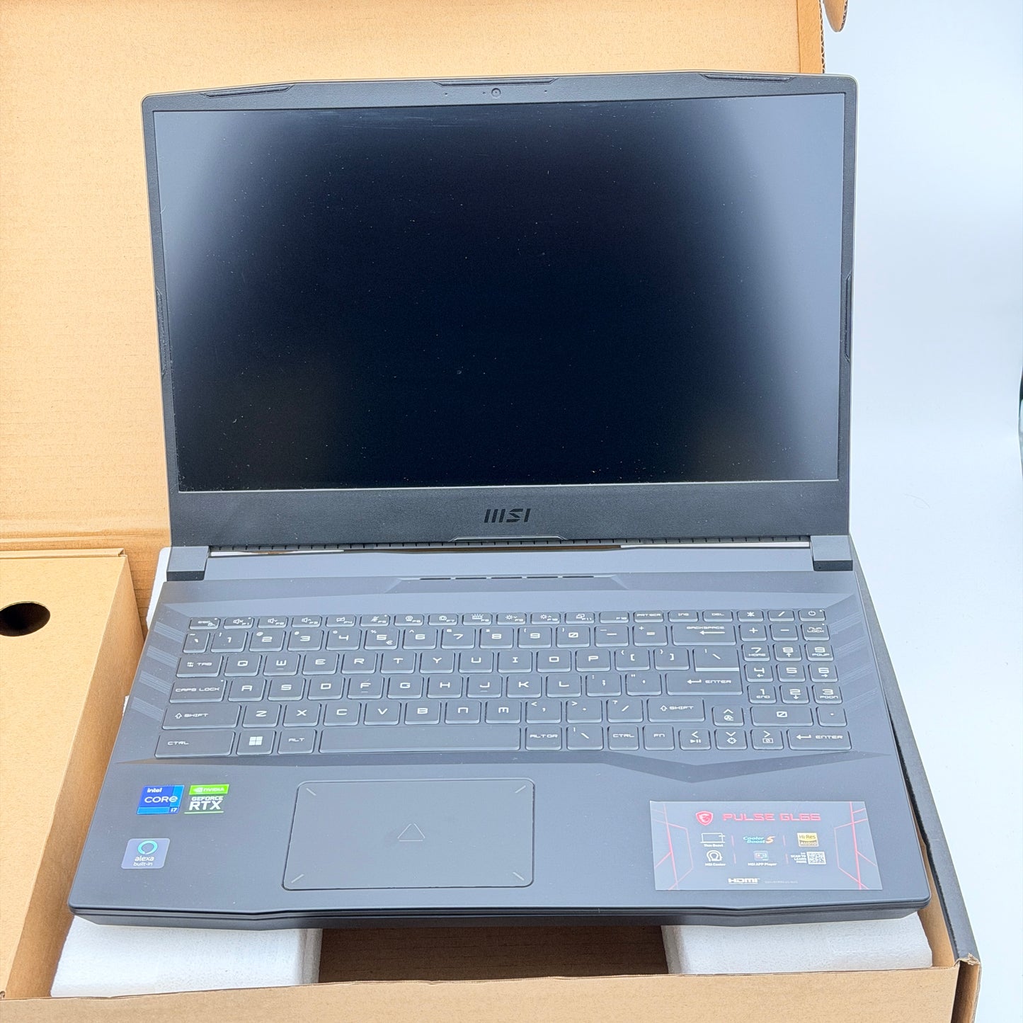 MSI Pulse GL66 15.6" 144Hz i7-12700H 16GB 512GB RTX 3070 Gaming Laptop OPEN BOX READ