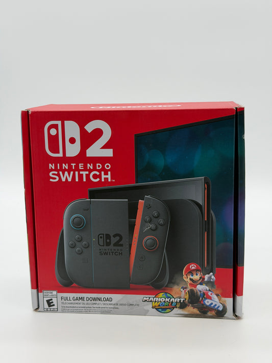 Nintendo Switch 2 Console Bundle – Mario Kart World Download – New!