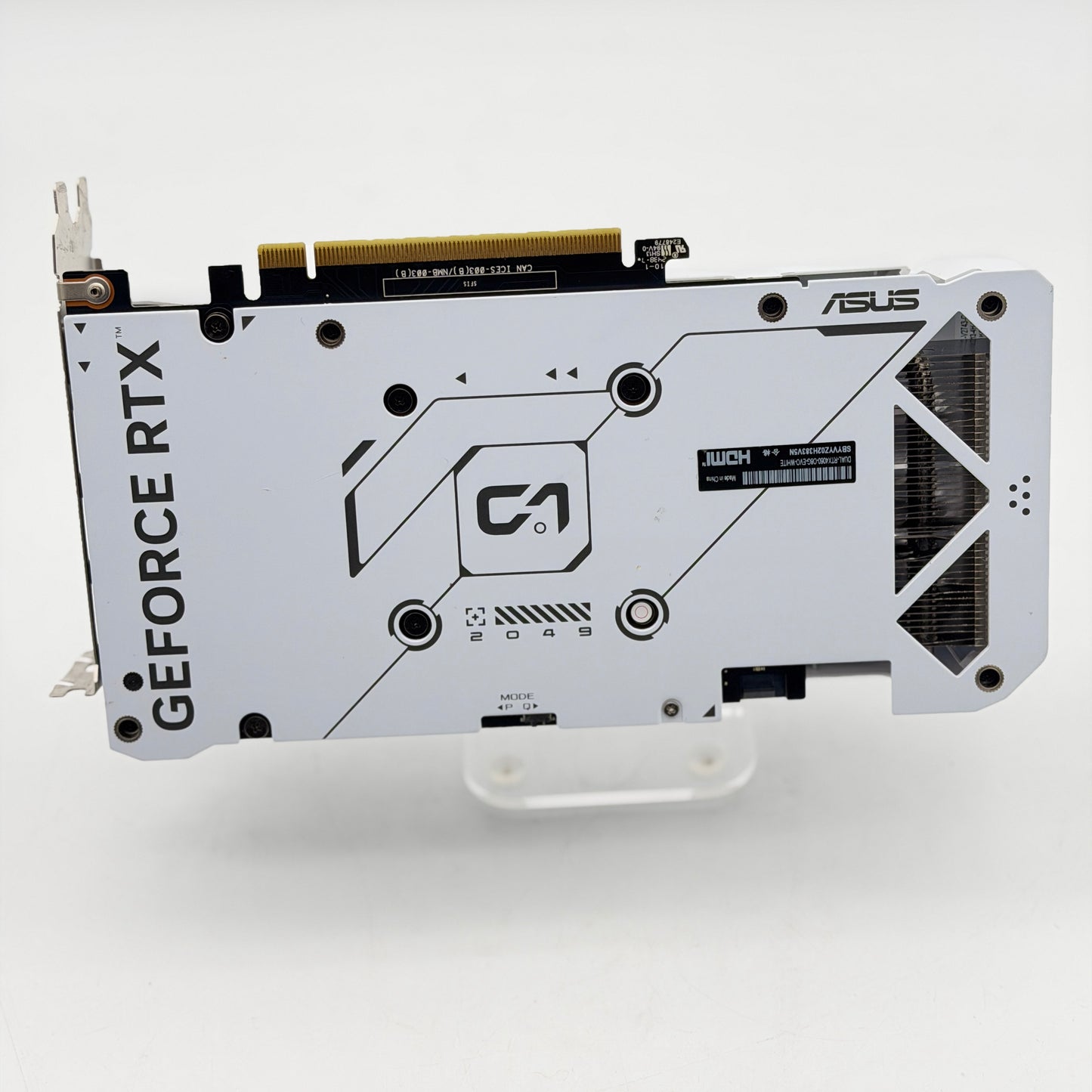 ASUS Dual GeForce RTX 4060 EVO White OC 8GB GPU DUAL-RTX4060-O8G - TESTED Bent Fins