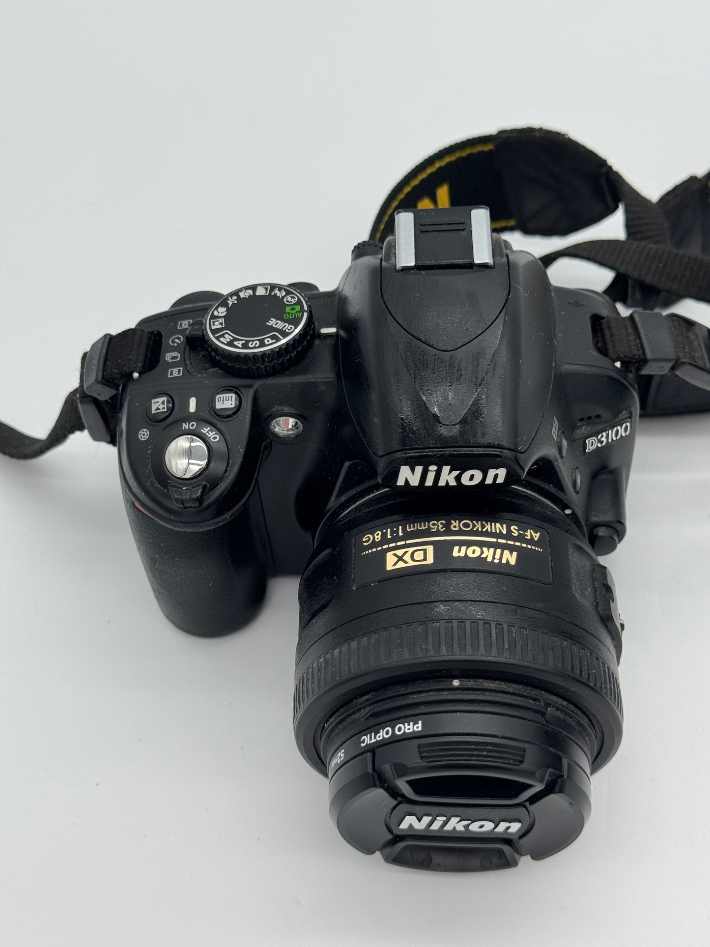 Nikon D3100 DSLR Black Digital Camera with 2 Batteries and Charger