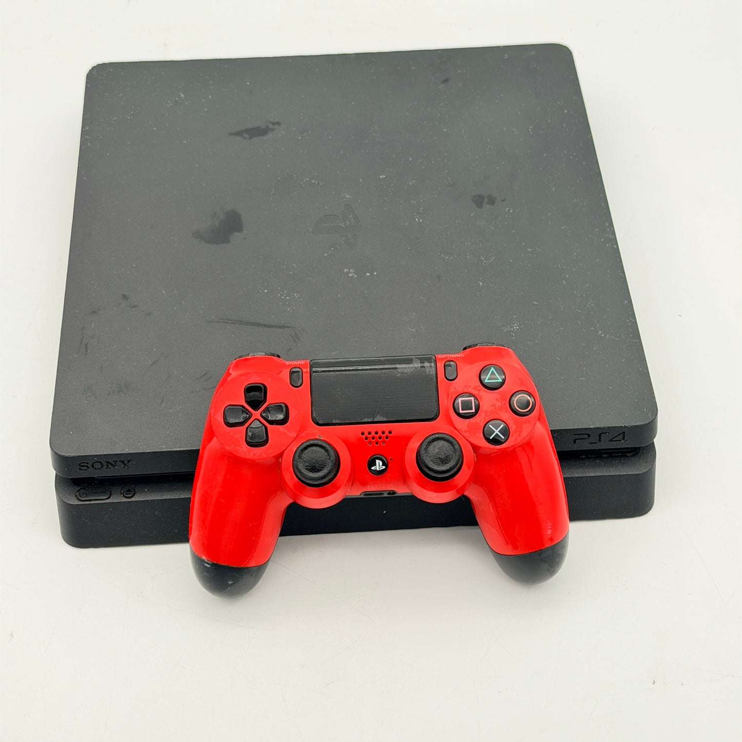 Sony PlayStation 4 PS4 Slim 1TB Black Console CUH-2215B Bundle - TESTED Working