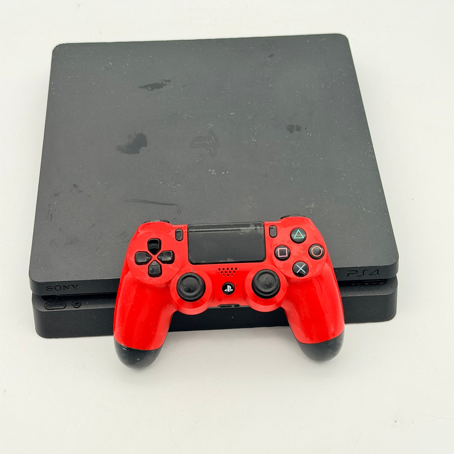 Sony PlayStation 4 PS4 Slim 1TB Black Console CUH-2215B Bundle - TESTED Working