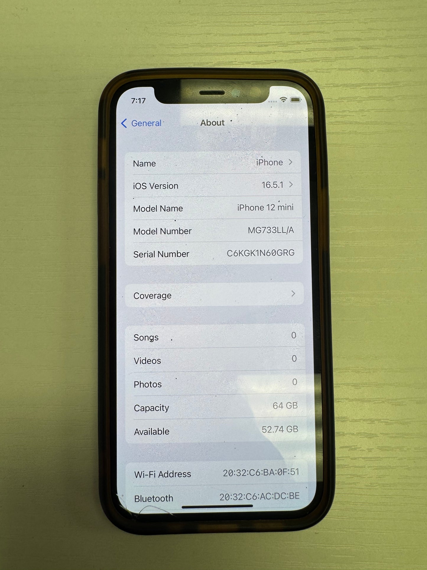 Apple iPhone 12 Mini 64GB Blue - Used - A - T-Mobile