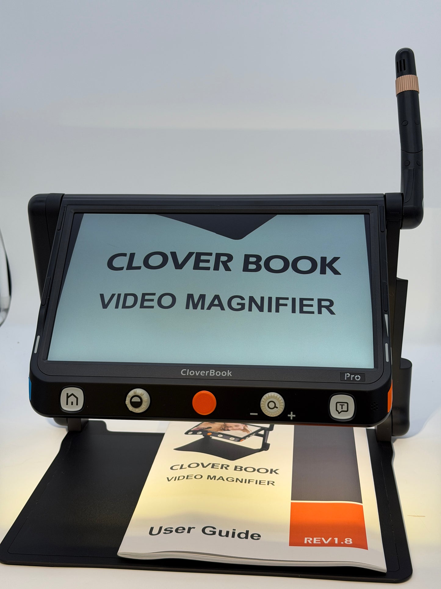 CloverBook Pro – 12.5-Inch FHD Touchscreen Magnifier in Black (New No Box)