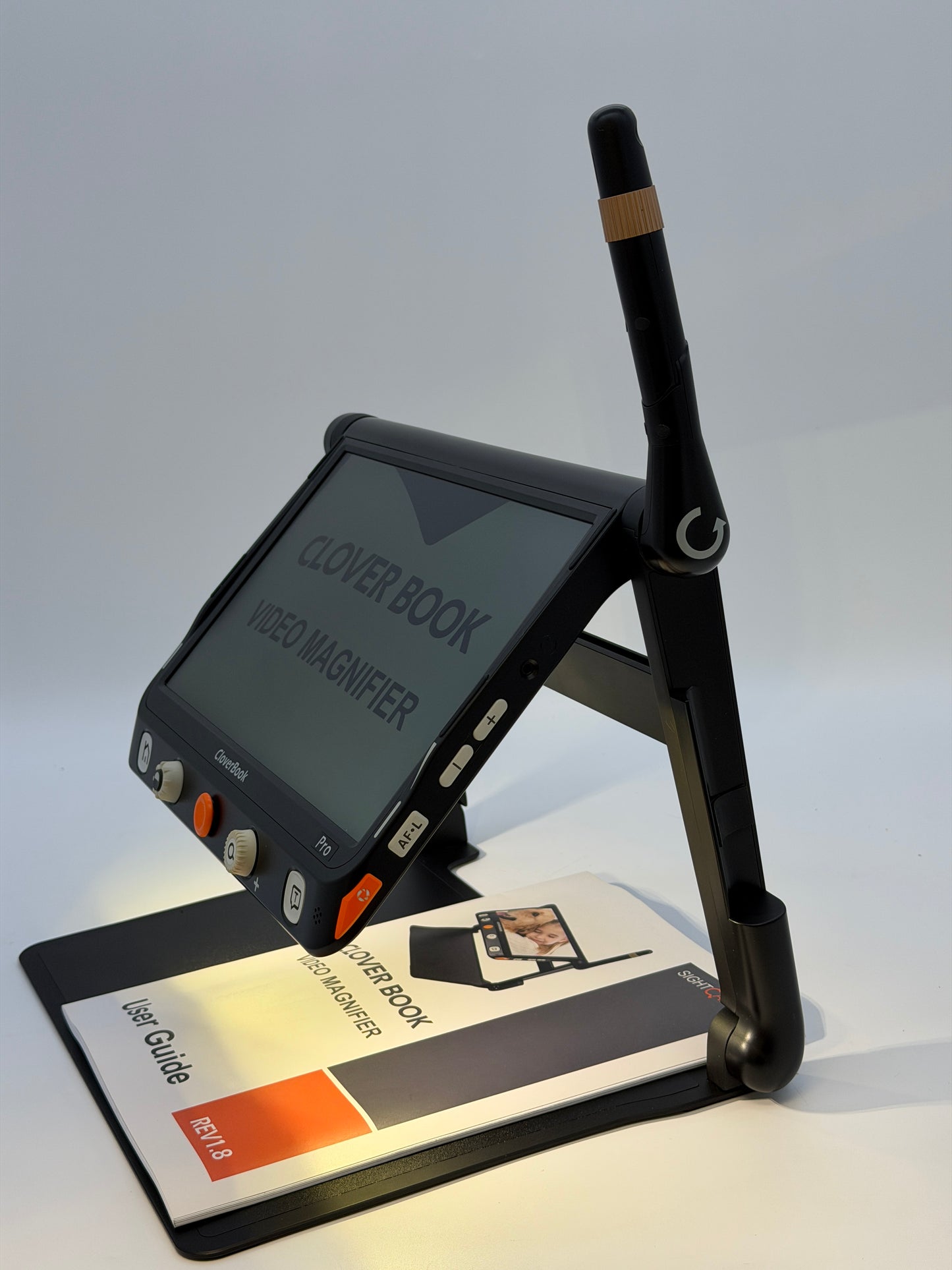 CloverBook Pro – 12.5-Inch FHD Touchscreen Magnifier in Black (New No Box)