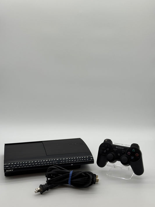 Sony PS3 Super Slim Cech-4001c Video Game System - Black with 1 Controller