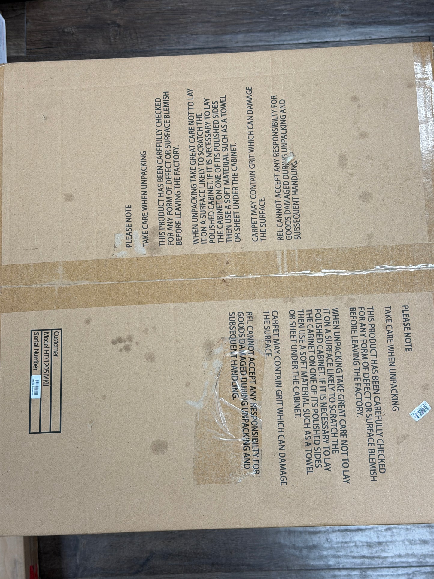 REL HT/1205 MKII 12" Powered Subwoofer Black - 500W RMS (New In Box)