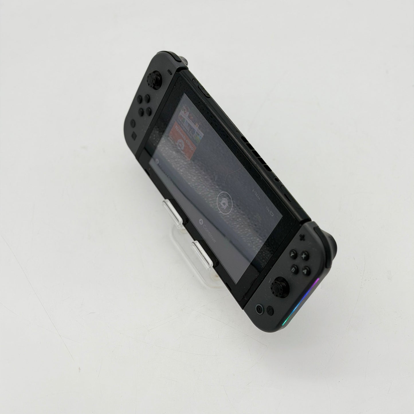 Nintendo Switch V2 Console HAC-001-01 32GB Gray - Tested *READ*