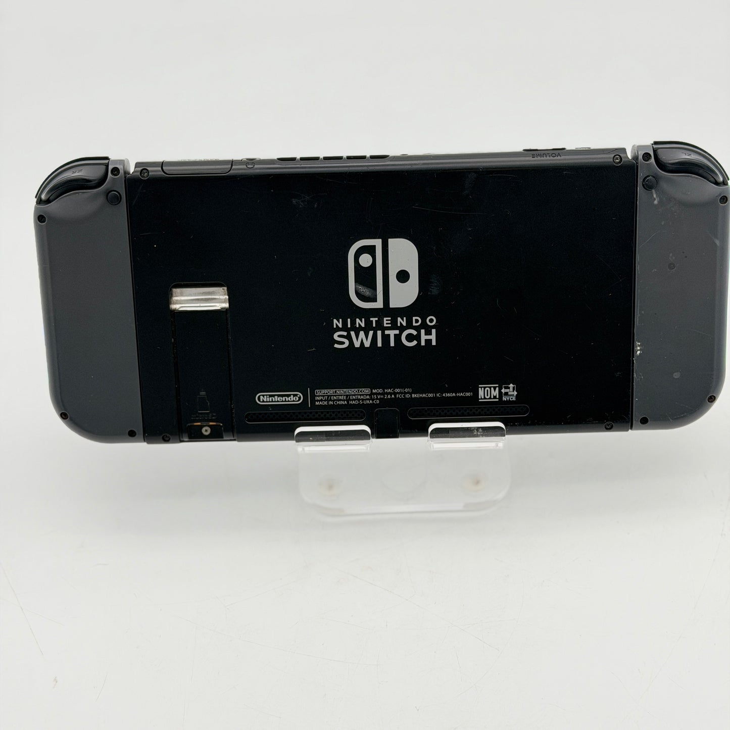 Nintendo Switch V2 Console HAC-001-01 32GB Gray - Tested *READ*