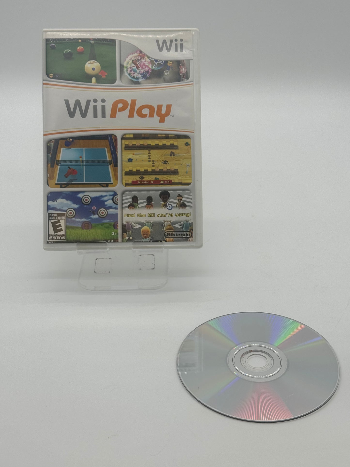 Wii Play Video Game - Used With Box