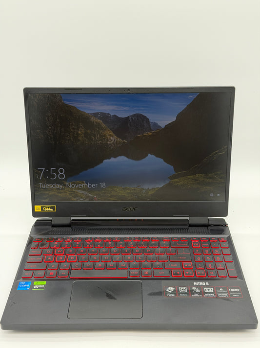 Acer Nitro 5 AN515-58 15.6" i5-12500H 3.1GHz 16GB RAM 512GB SSD RTX 3050 Ti