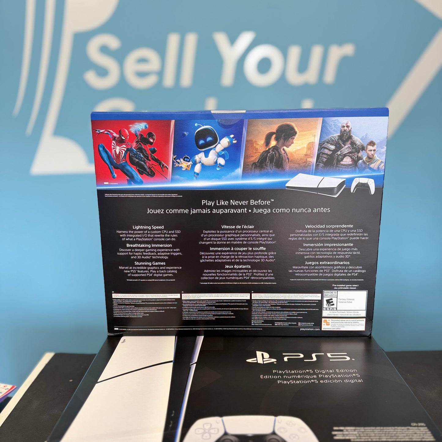 Sony PlayStation 5 PS5 Slim Digital Edition 825GB White Console CFI-2115 NEW SEALED