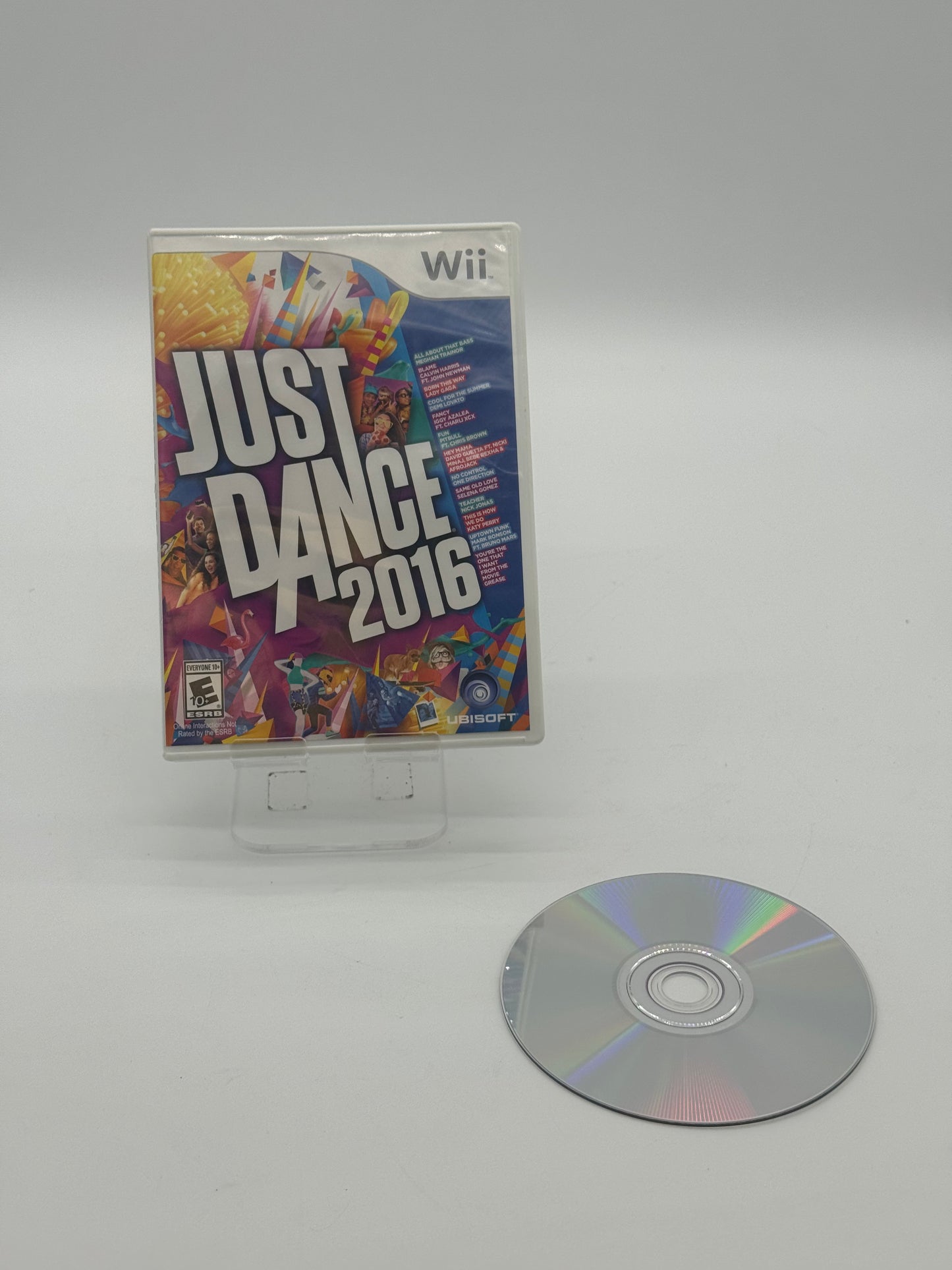 Wii Just Dance 2016 Video Game - Used with Box