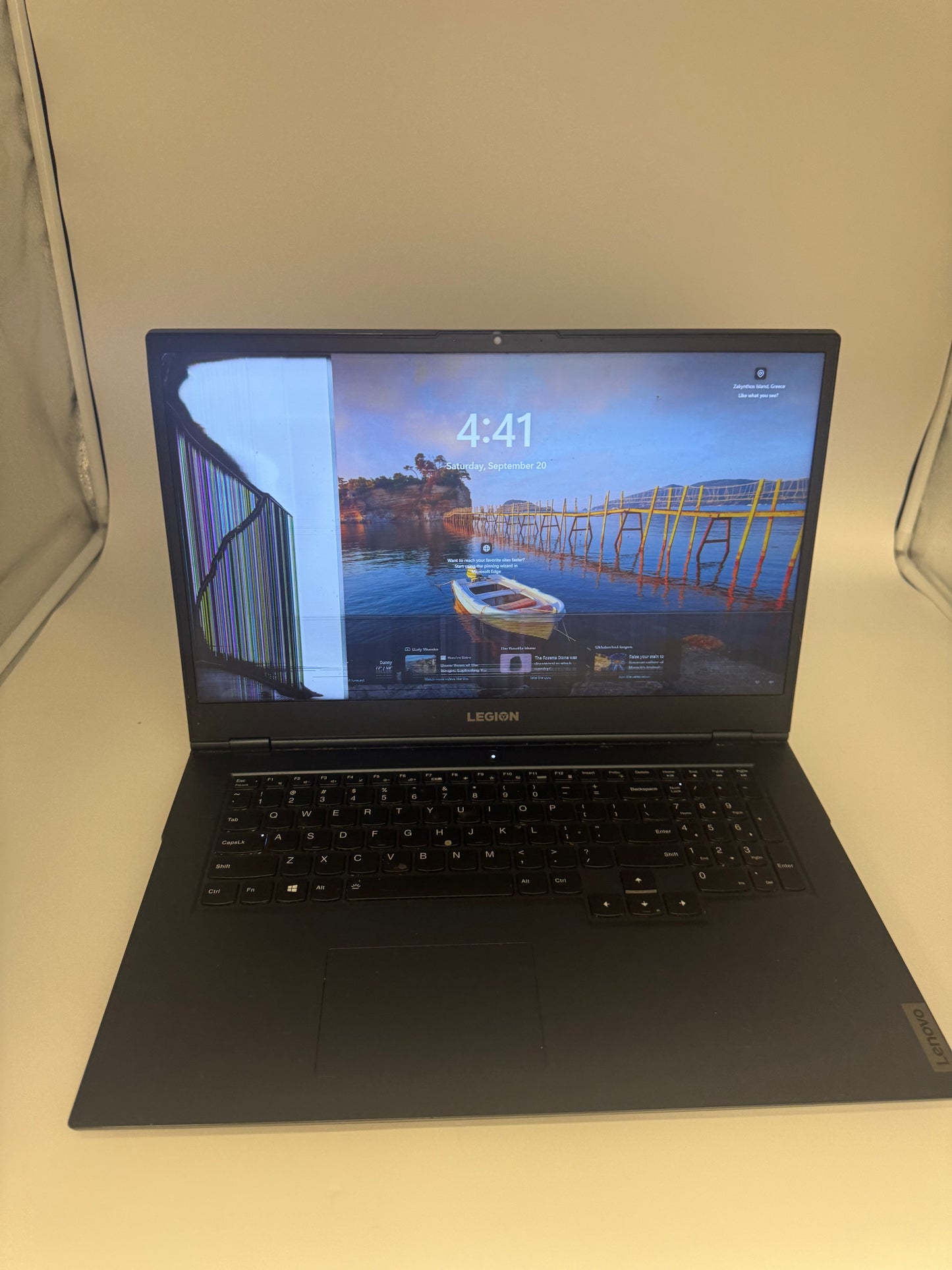 Lenovo Legion 5 17ACHO6 Laptop Blue AMD Ryzen 5 256GB 8GB RAM Broken Screen