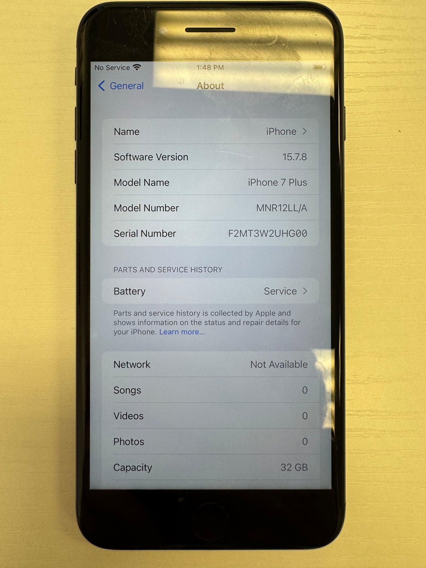 Apple iPhone 7 Plus 32GB Black Unlocked Cell Phone