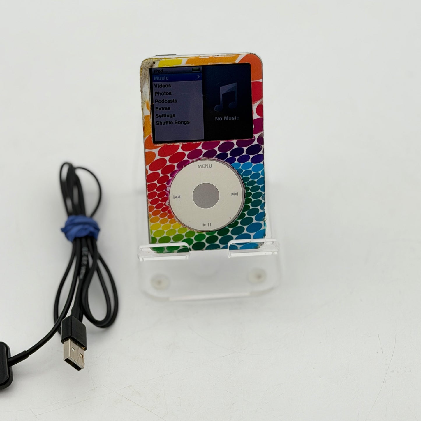 Apple iPod Classic 7th Generation 160GB Silver A1238 Slim MP3 Player tested