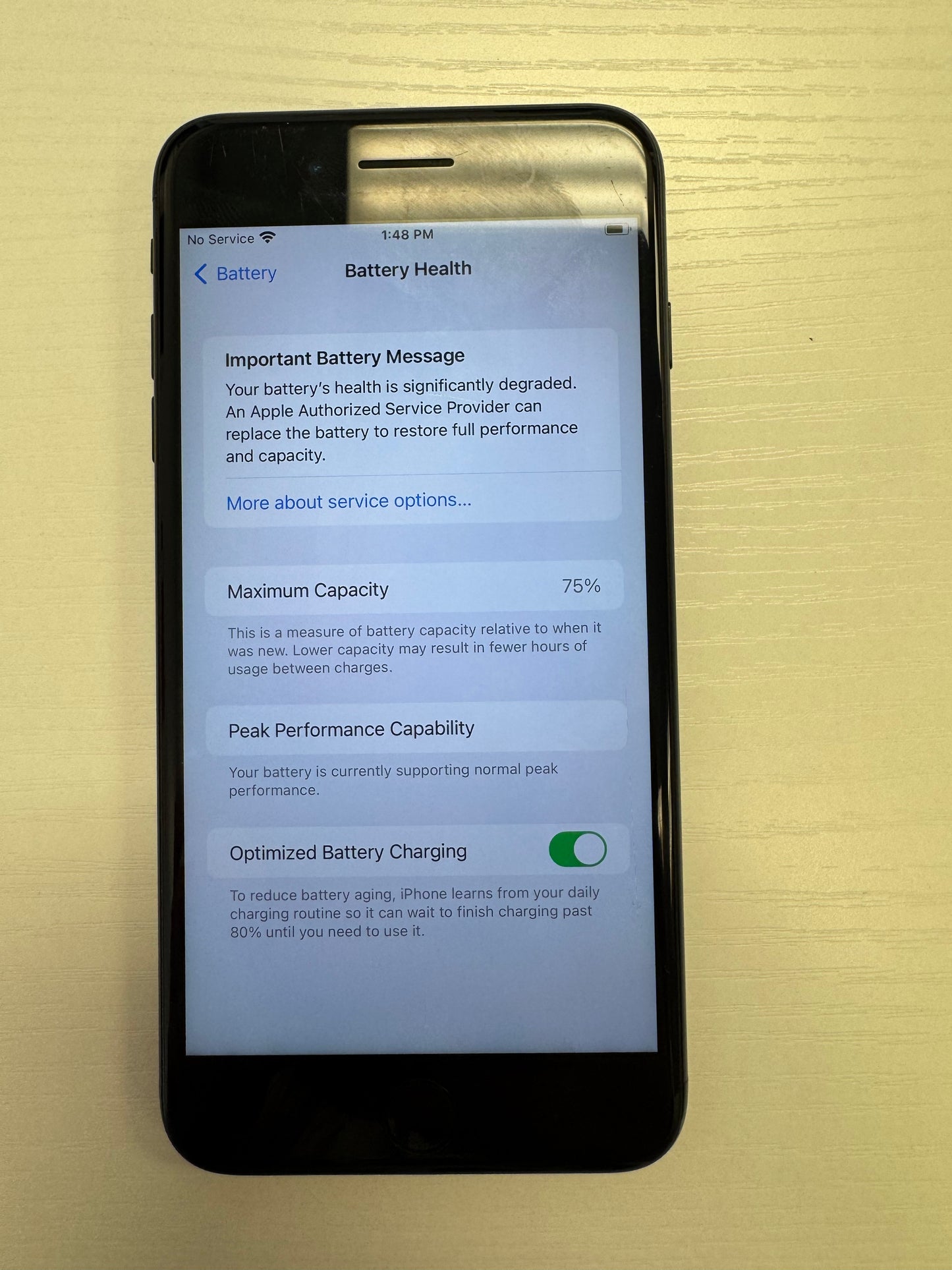 Apple iPhone 7 Plus 32GB Black Unlocked Cell Phone