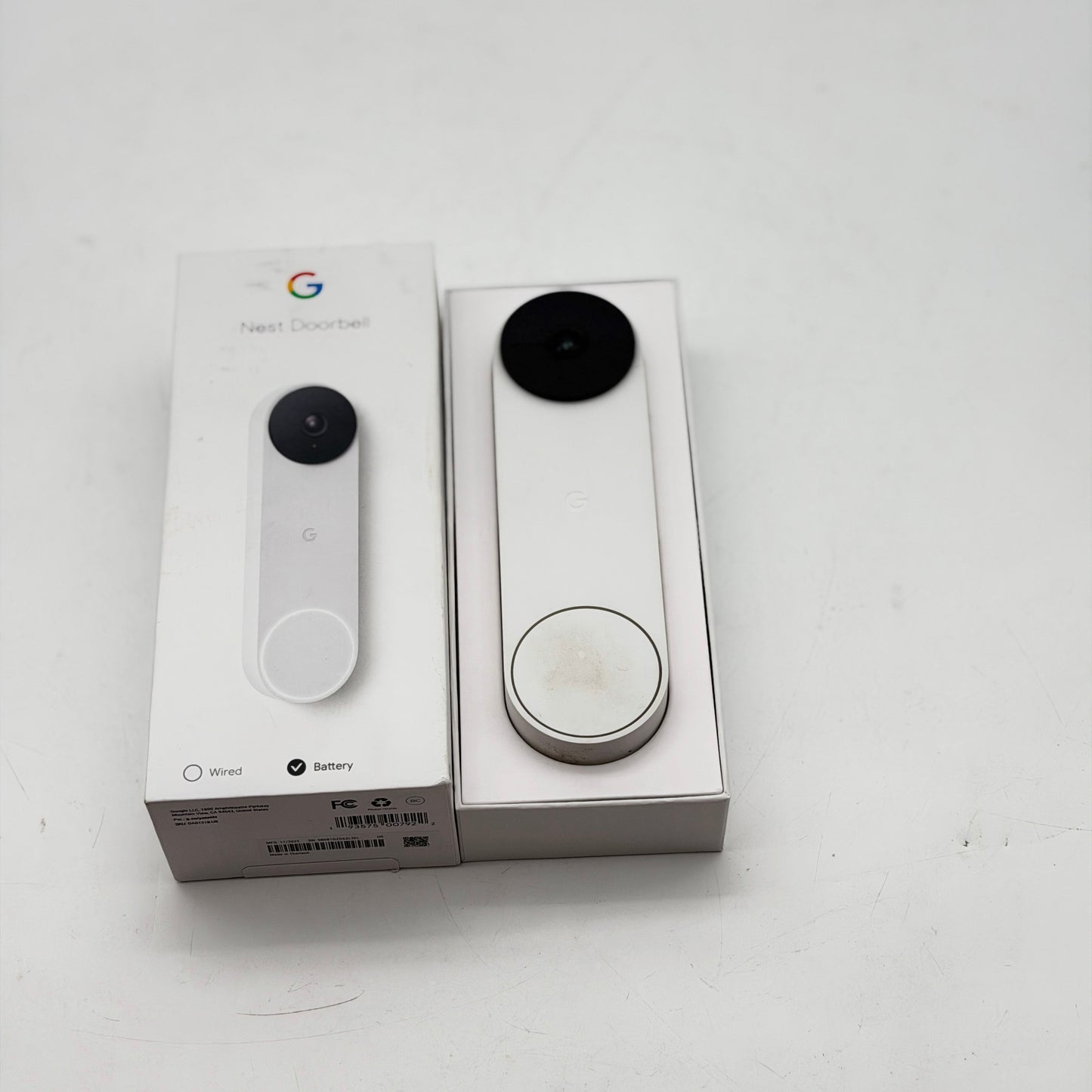 Google Nest Doorbell Battery Smart WiFi Video Camera ONLY Snow Tested No Bracket