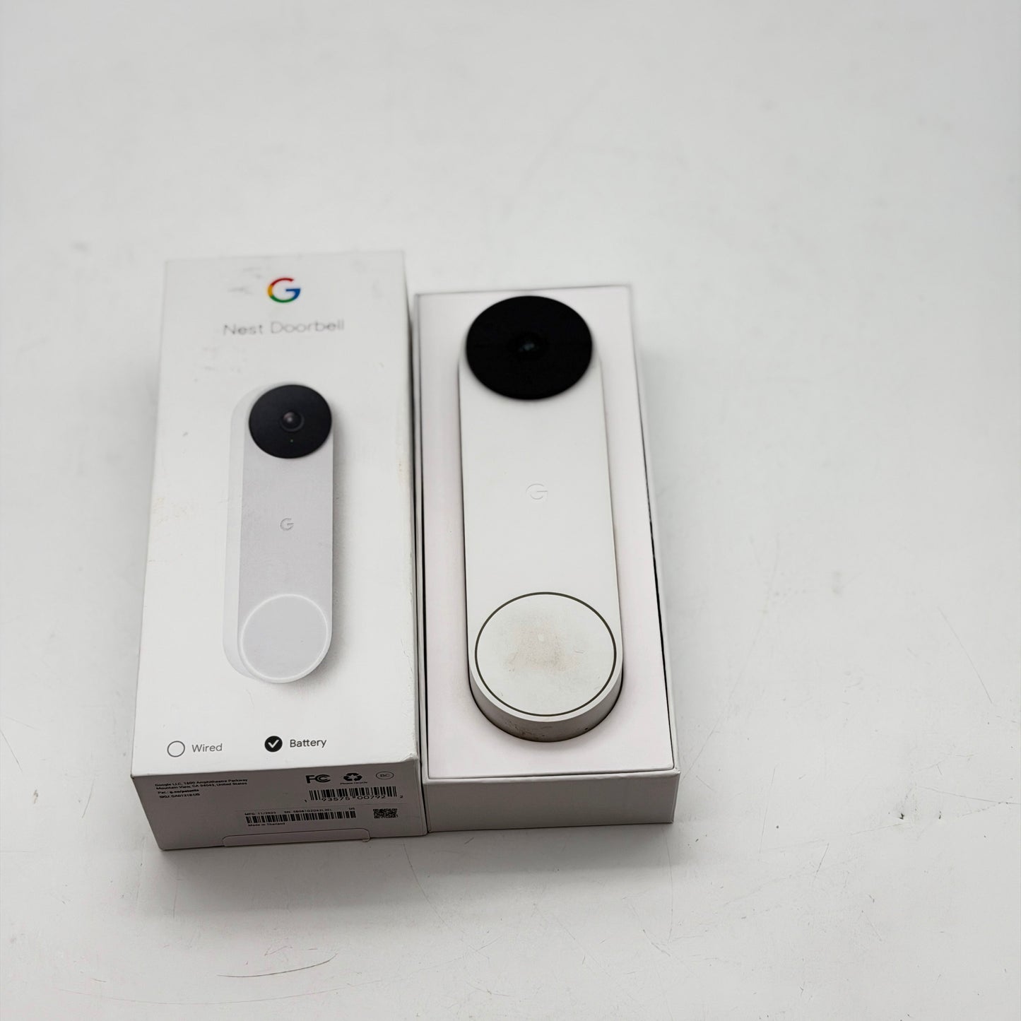 Google Nest Doorbell Battery Smart WiFi Video Camera ONLY Snow Tested No Bracket