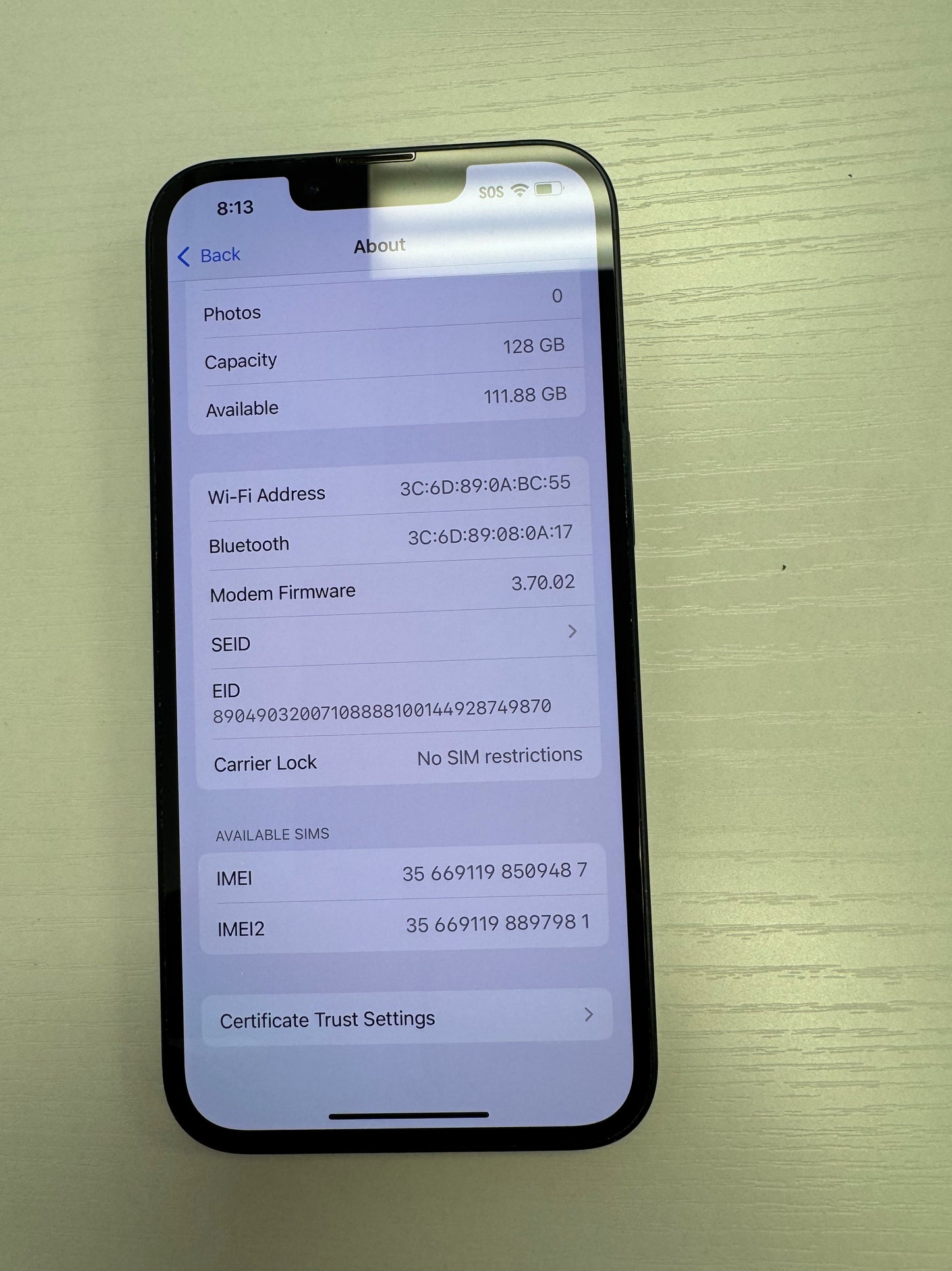 Apple iPhone 14 128GB Black