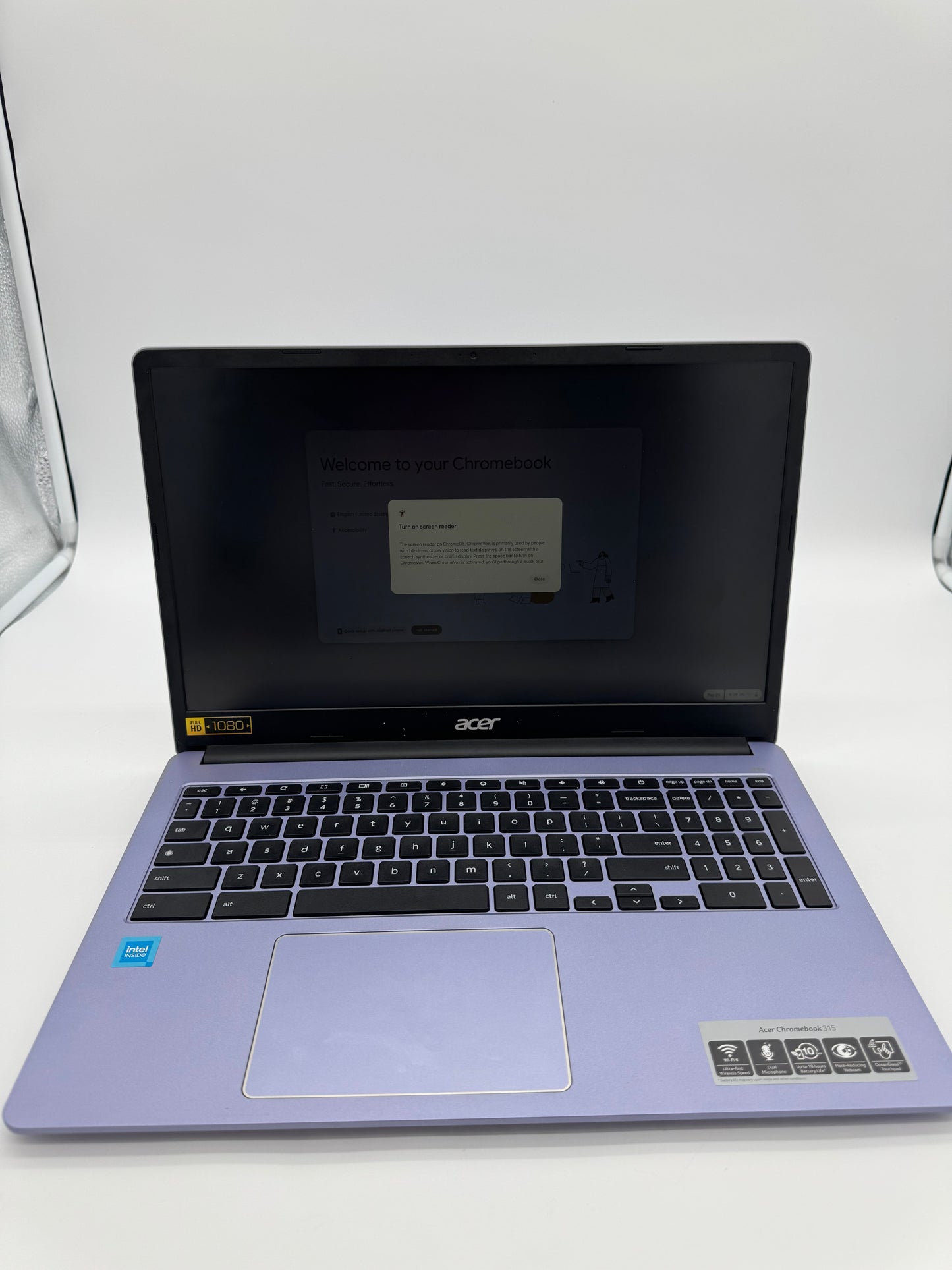 Asus Chromebook 315 - 15-inch - Intel Celeron - 4GB RAM - 64GB HD - Purple