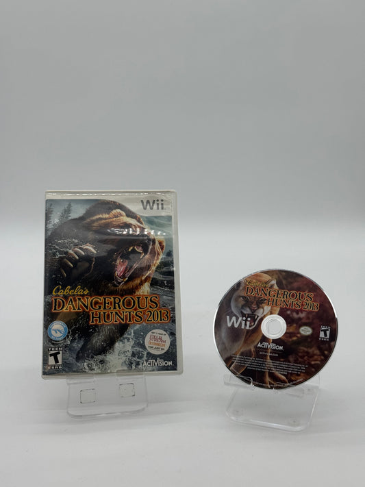 Wii Cabela's Dangerous Hunts 2013 Video Game with Box