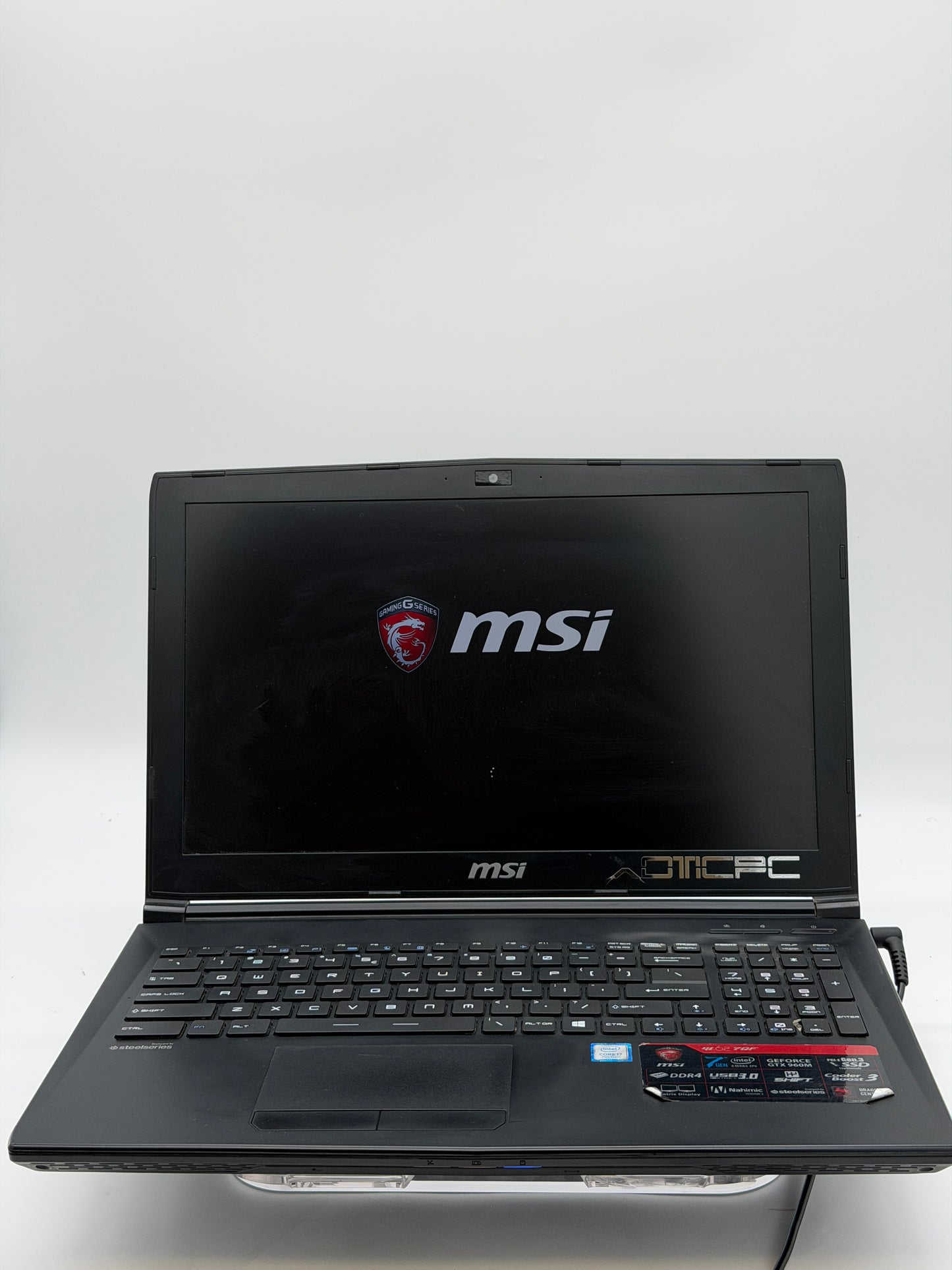 MSI Laptop MS-62 7QF 15-inch Core i7 16GB GTX 1070 1TB (Needs New Battery)
