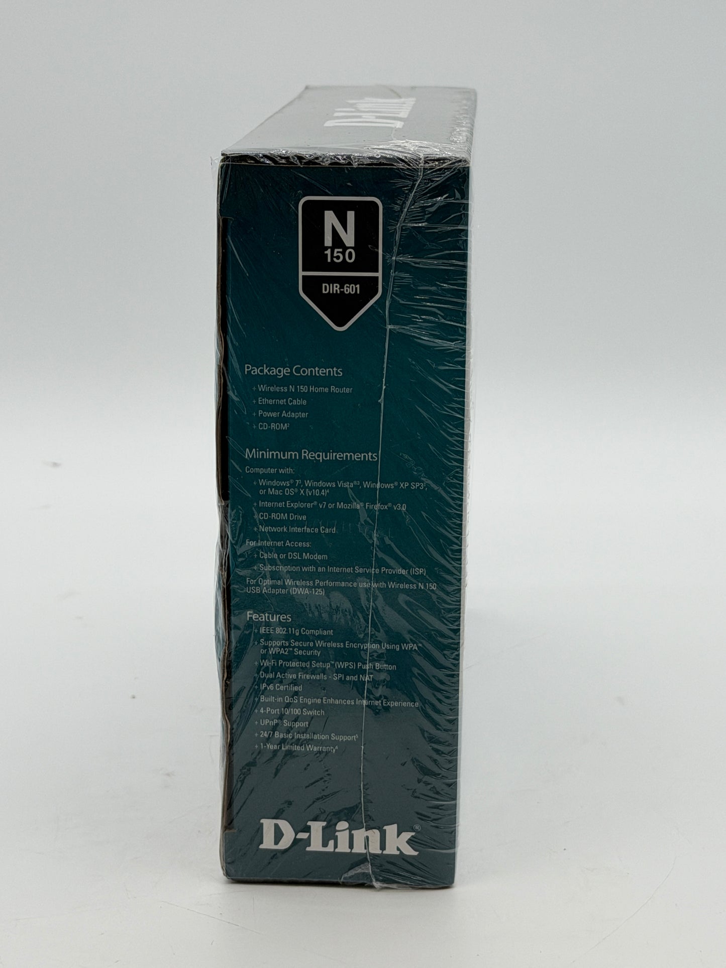 D-Link DIR-601 150Mbps Wireless-N Wi-Fi 4-Port Internet Home Router