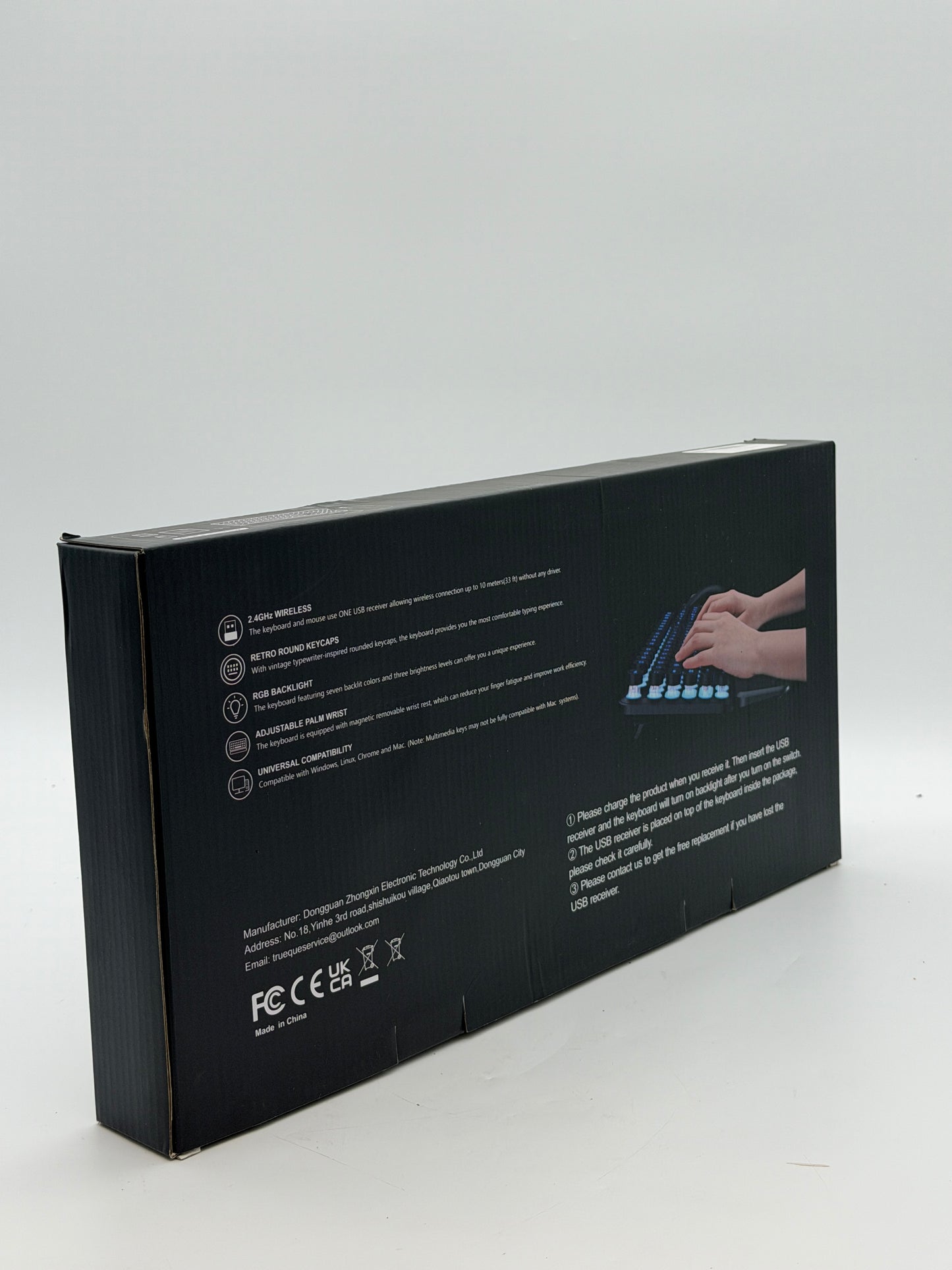 Illuminated Wireless Keyboard and Mouse Combo (KL302)