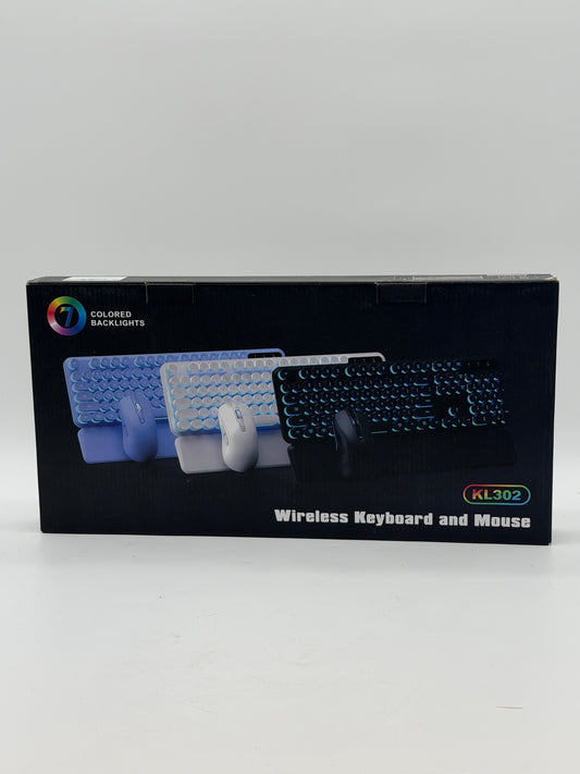 Illuminated Wireless Keyboard and Mouse Combo (KL302)