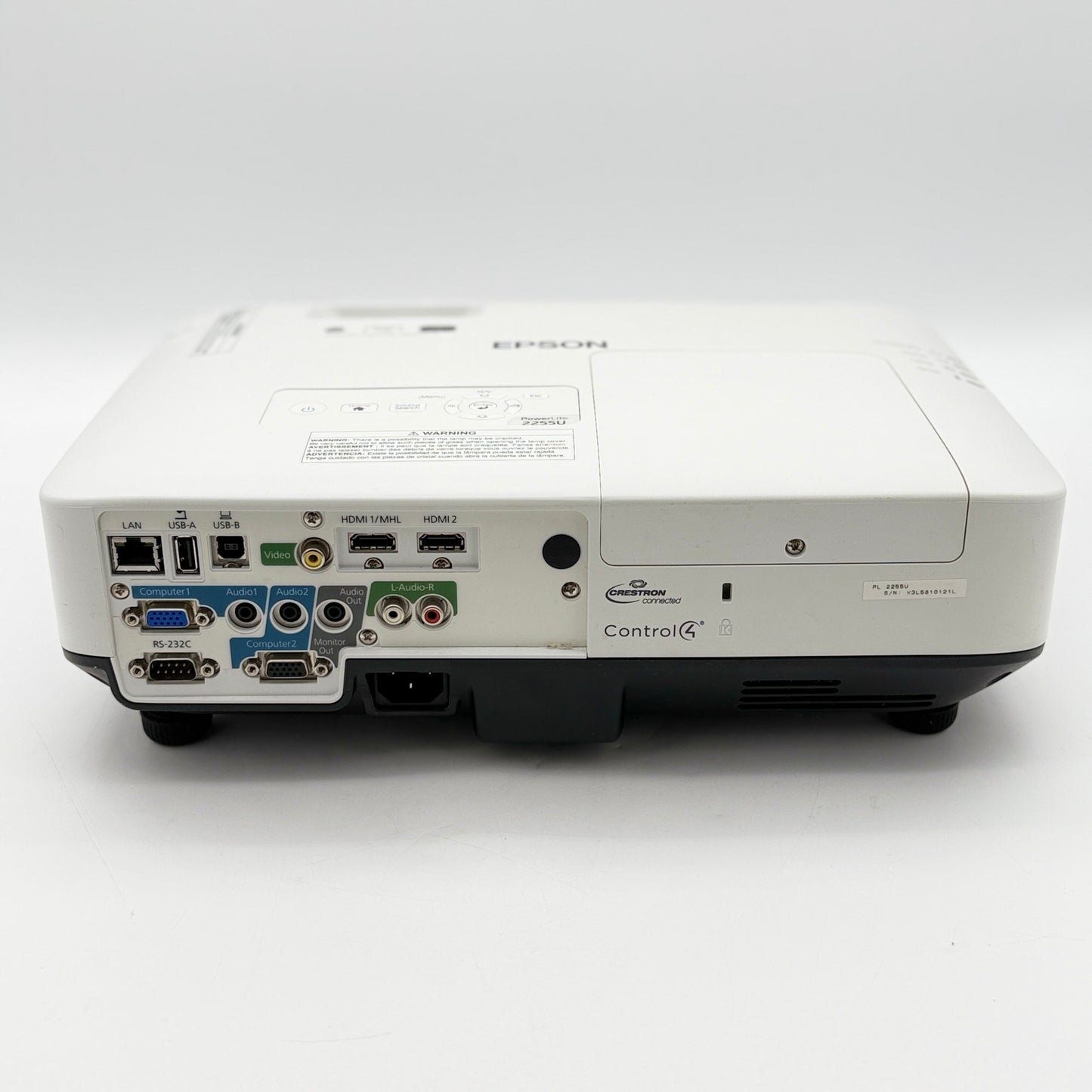 Epson PowerLite 2255U Wireless 3LCD Projector 5000 Lumens WUXGA - Ultra Low 190 Hrs