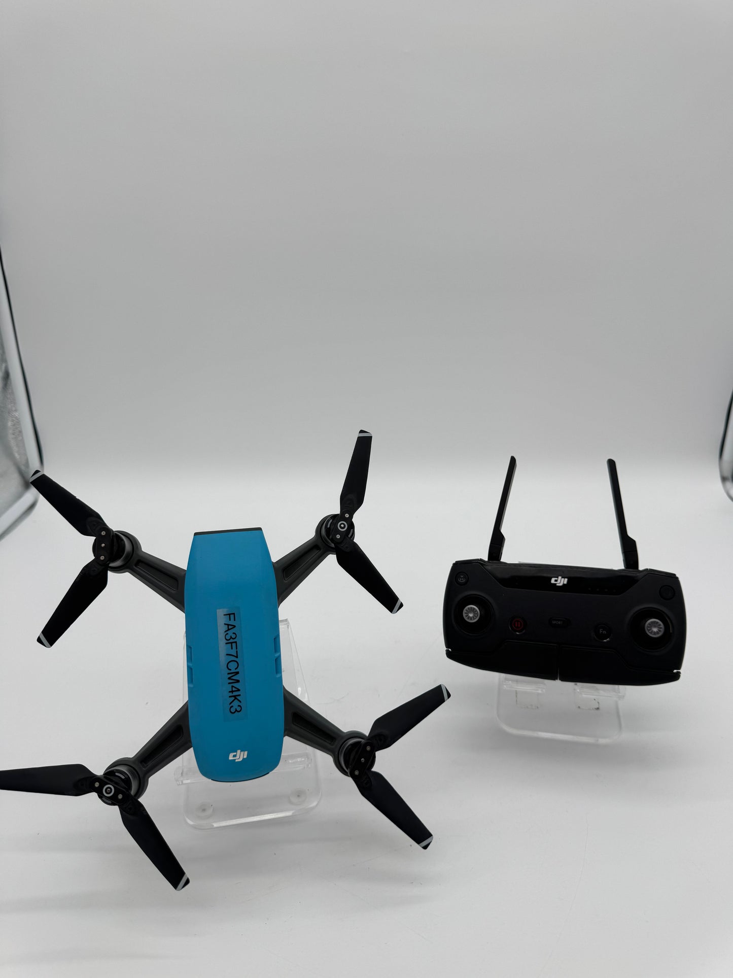 DJI Spark Drone Parts Only AS IS - CASE - Propellers - Blades - Charger - Unit