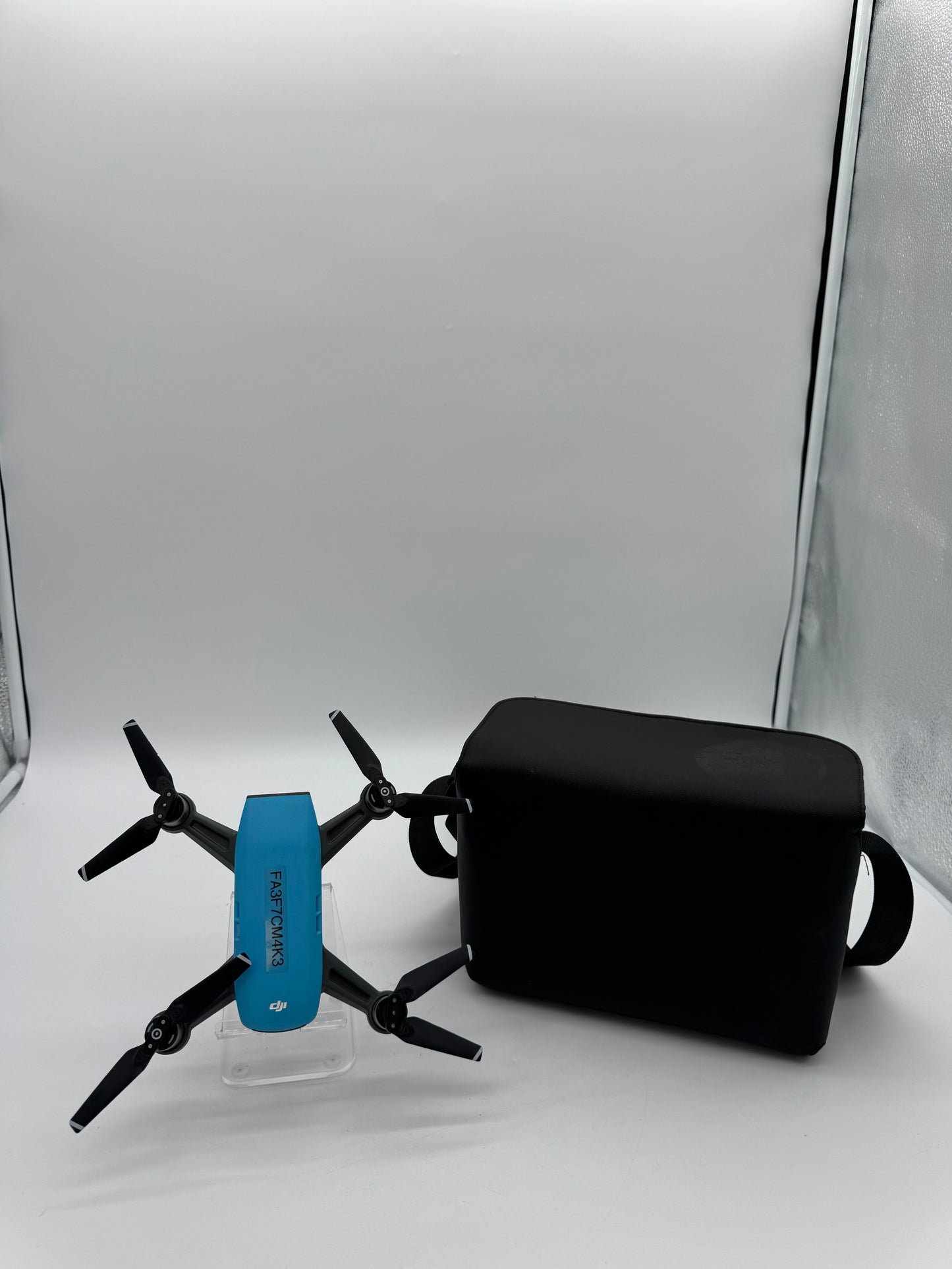 DJI Spark Drone Parts Only AS IS - CASE - Propellers - Blades - Charger - Unit