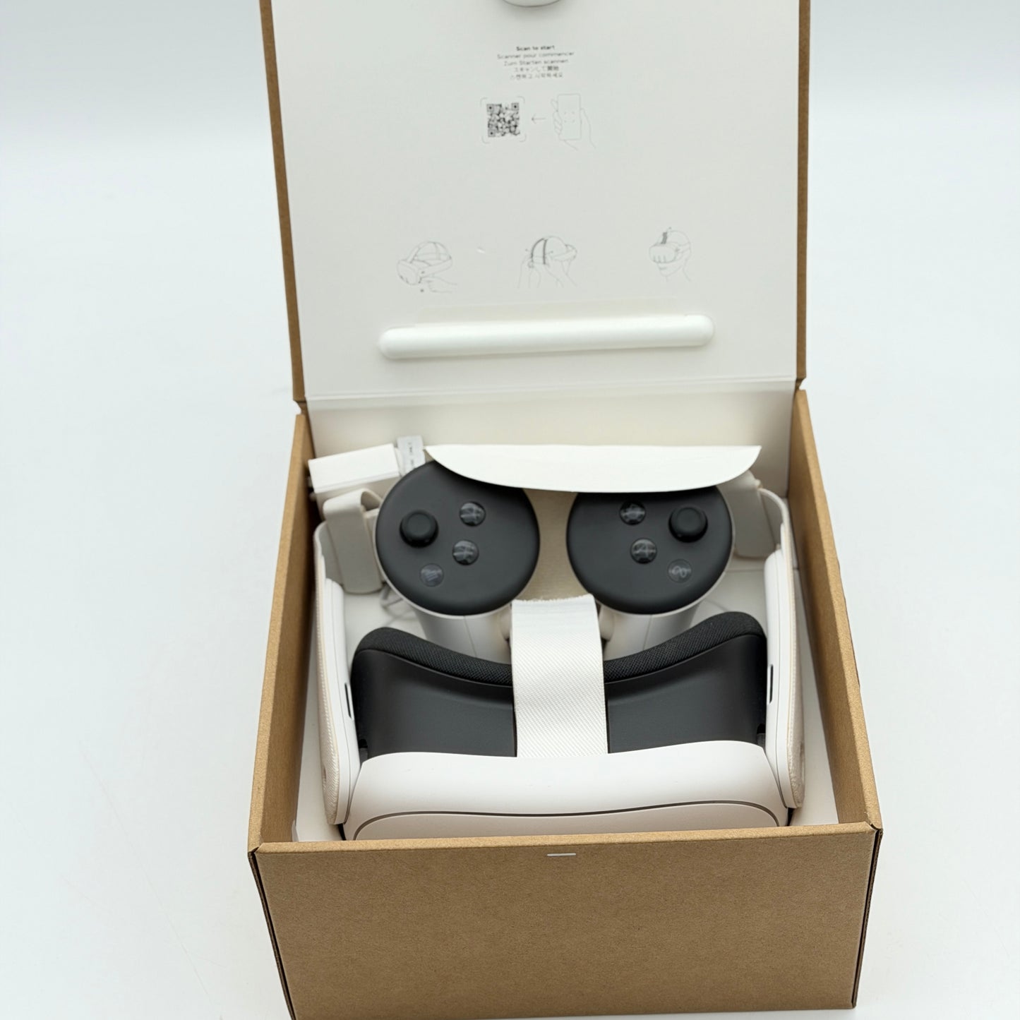 Meta 3 128GB VR Headset - Meta Quest 3 128GB All-In-One VR Headset White EXCELLENT In Original Box TESTED