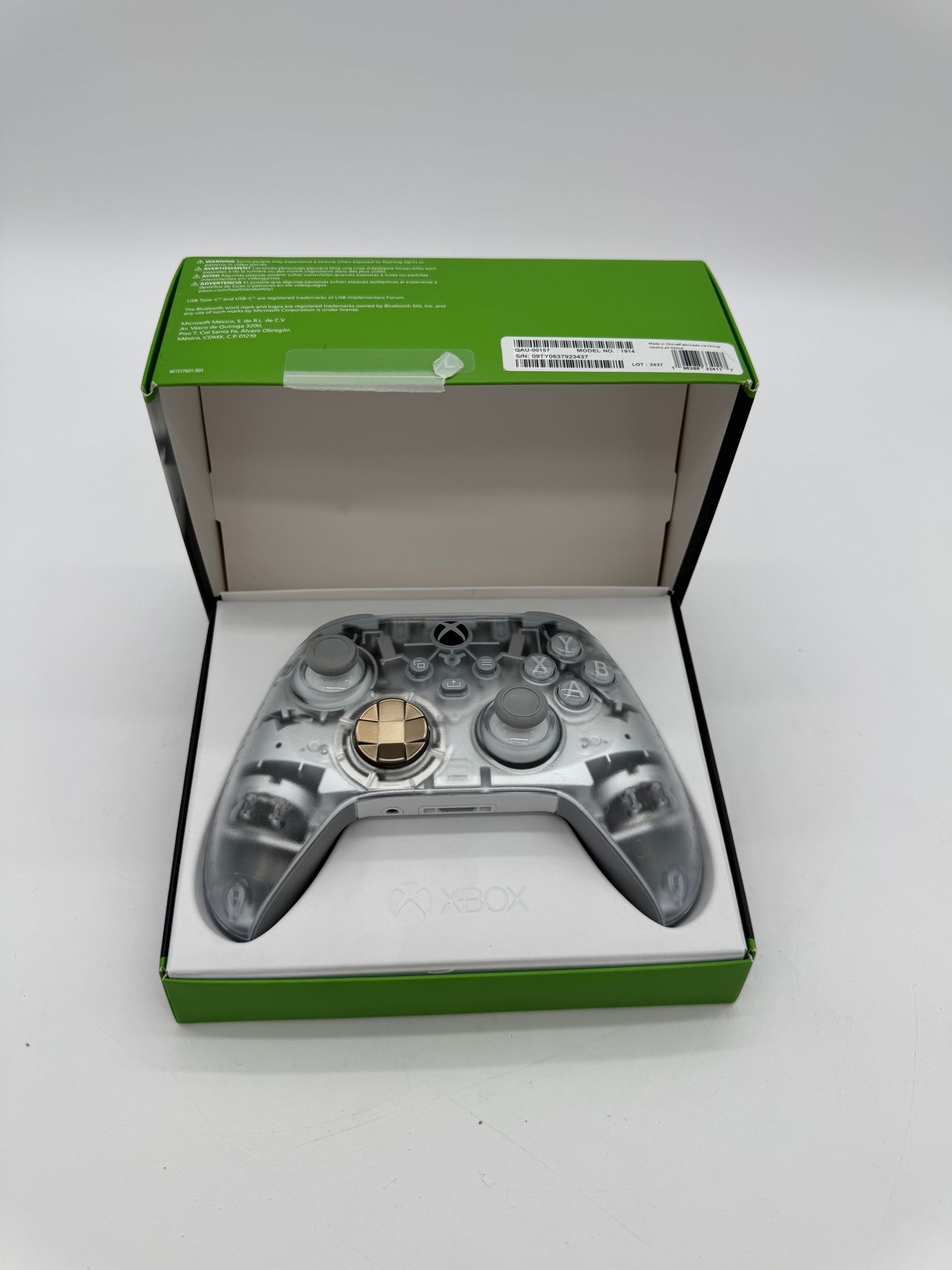 Microsoft QAU-00157 Xbox Wireless Controller Ghost Cipher Special Edition - Multi-Colored