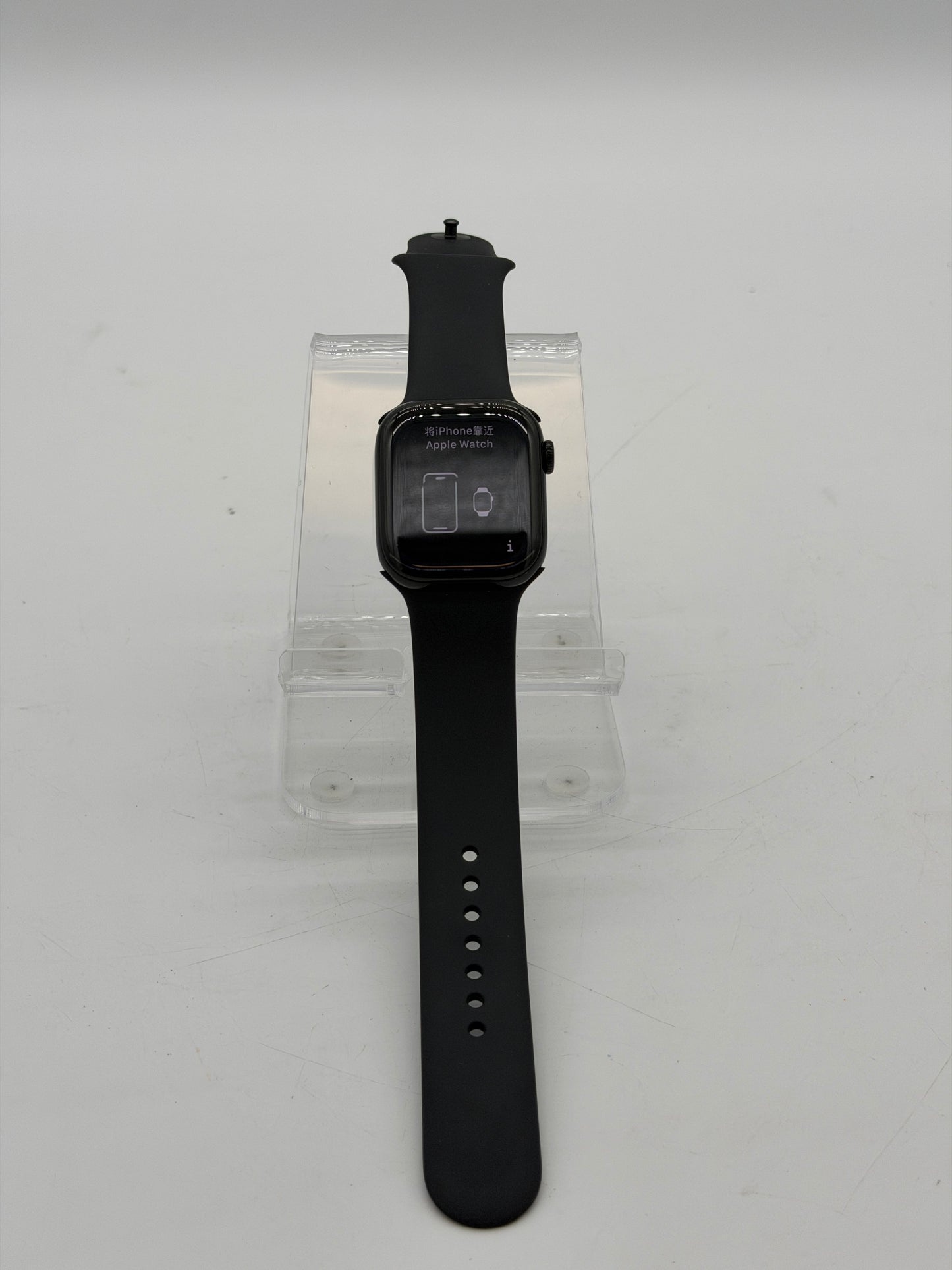 Apple Watch Series 11 42mm Jet Black Aluminum Case with Black Sport Band - M/L