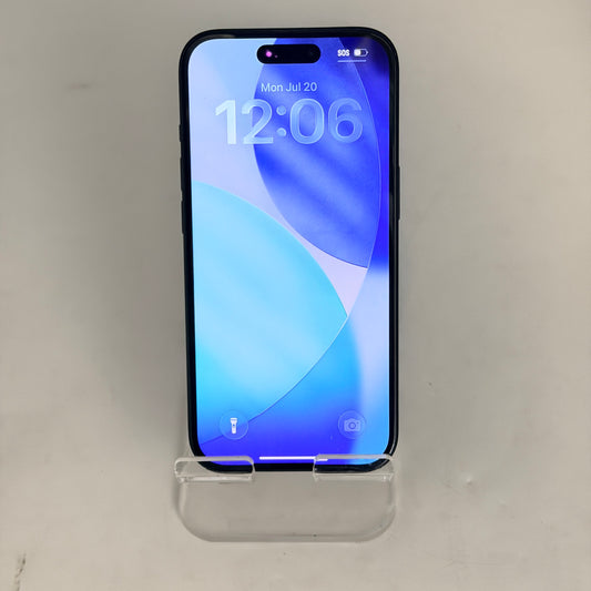 Apple iPhone 15 128GB Black - Spectrum Mobile Locked - 100% Battery - Clean IMEI